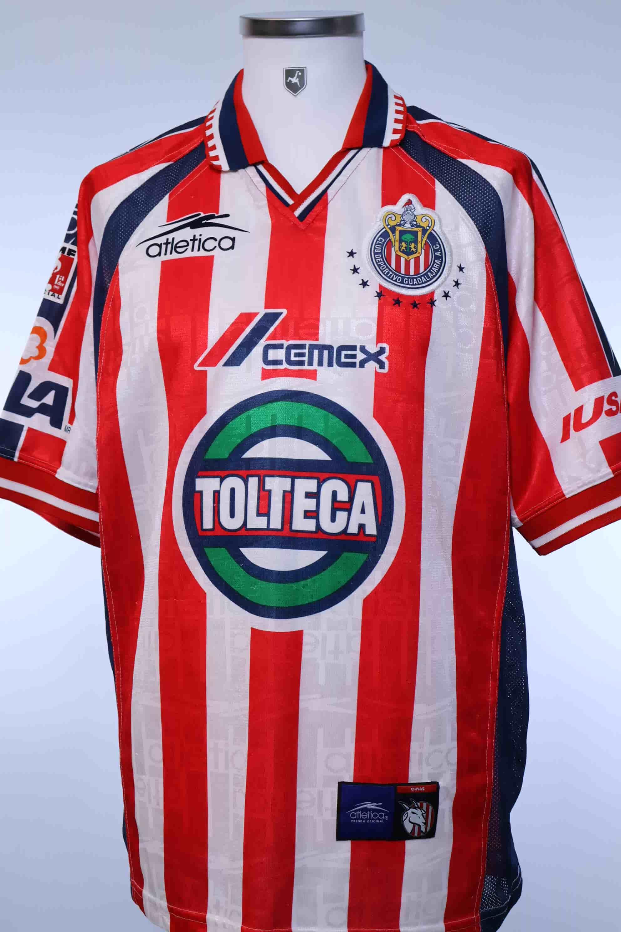 Chivas De Guadalajara 1999/00 R. Ramirez #7 Home Shirt - M- FRONT
