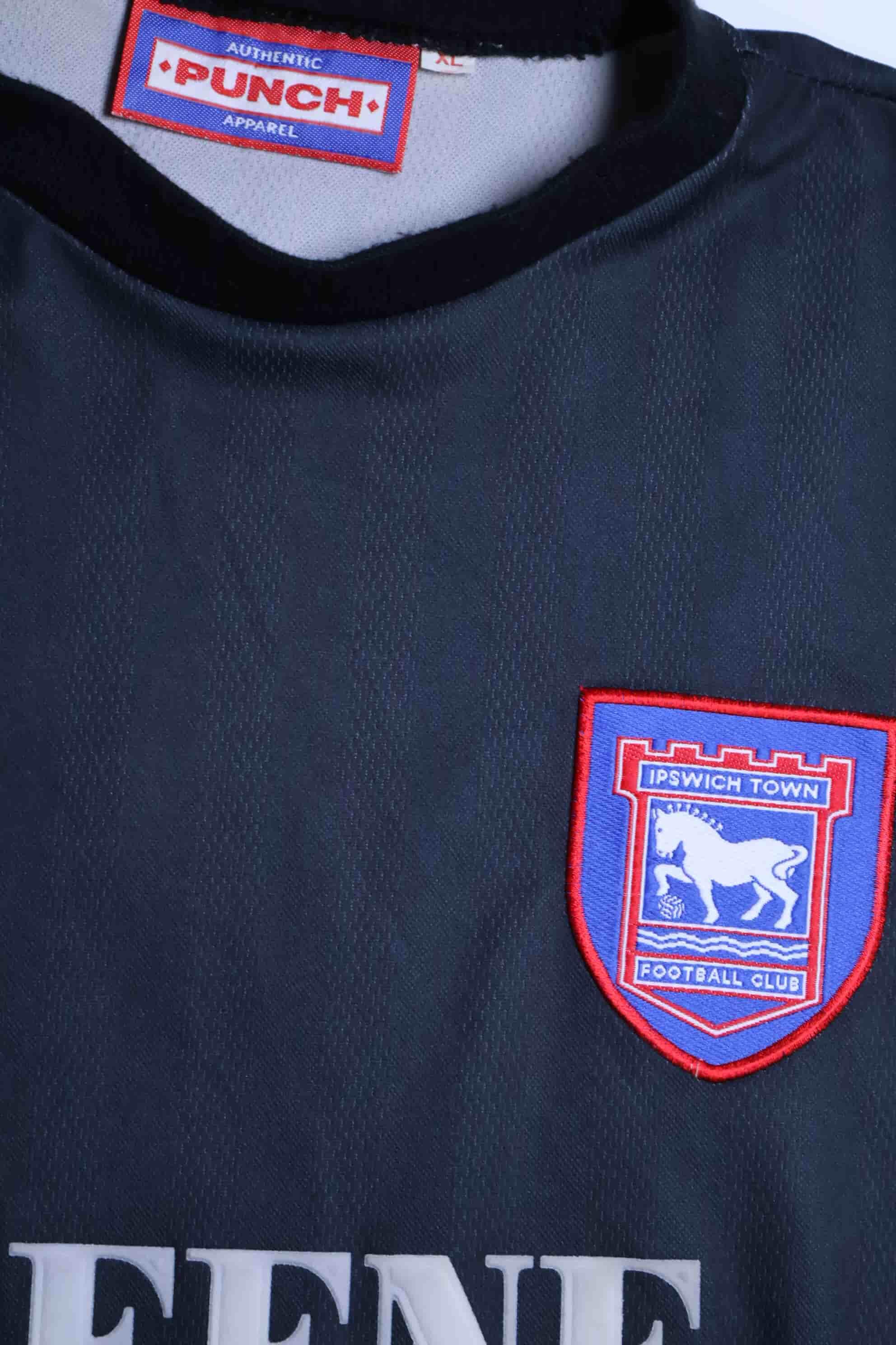 Ipswich Town Johnson #9 1997/99 Training Shirt - XL Authenic Original Football Shirt