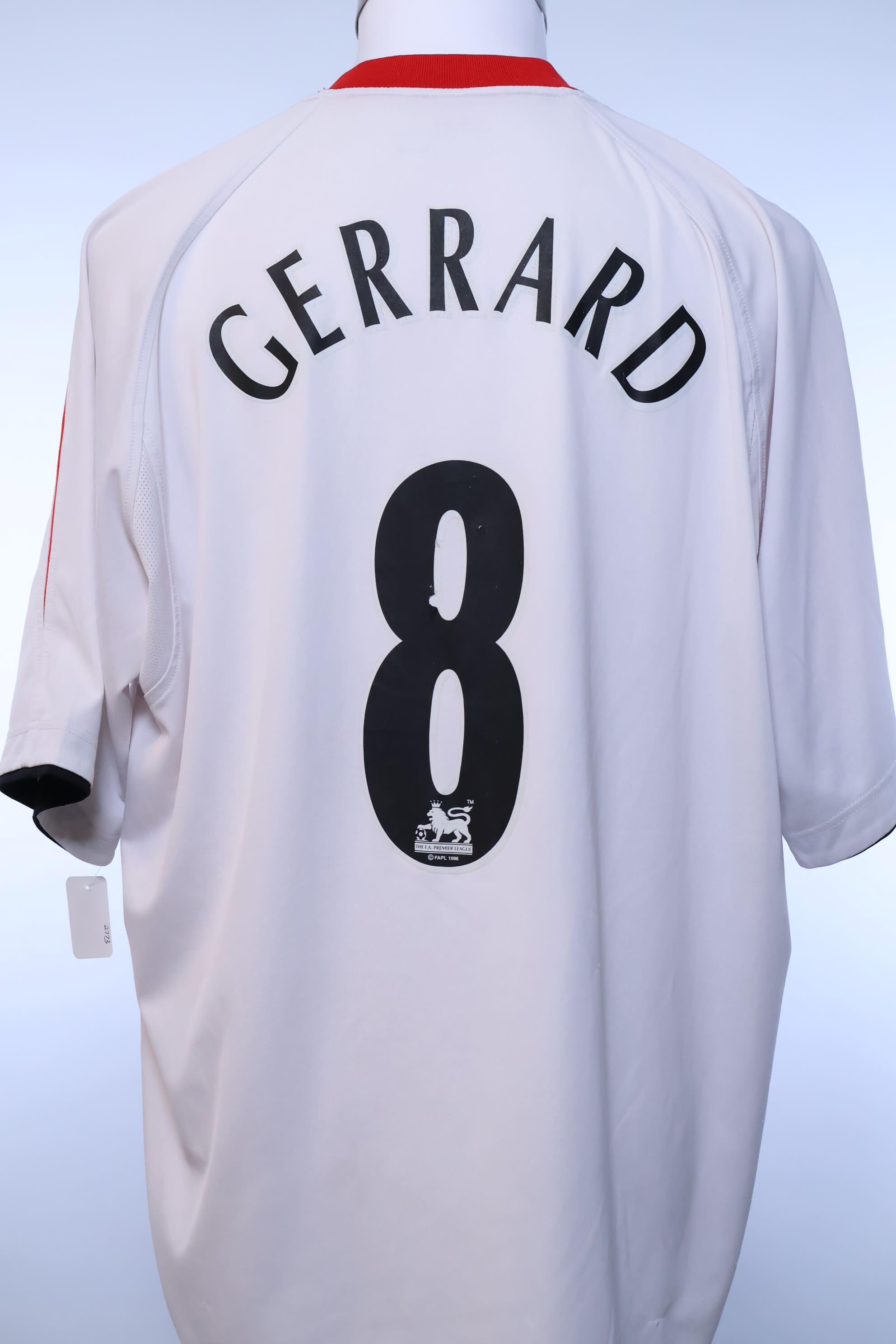 Liverpool F.C Gerrard #8 2005/06 Away Shirt - XL- FRONT