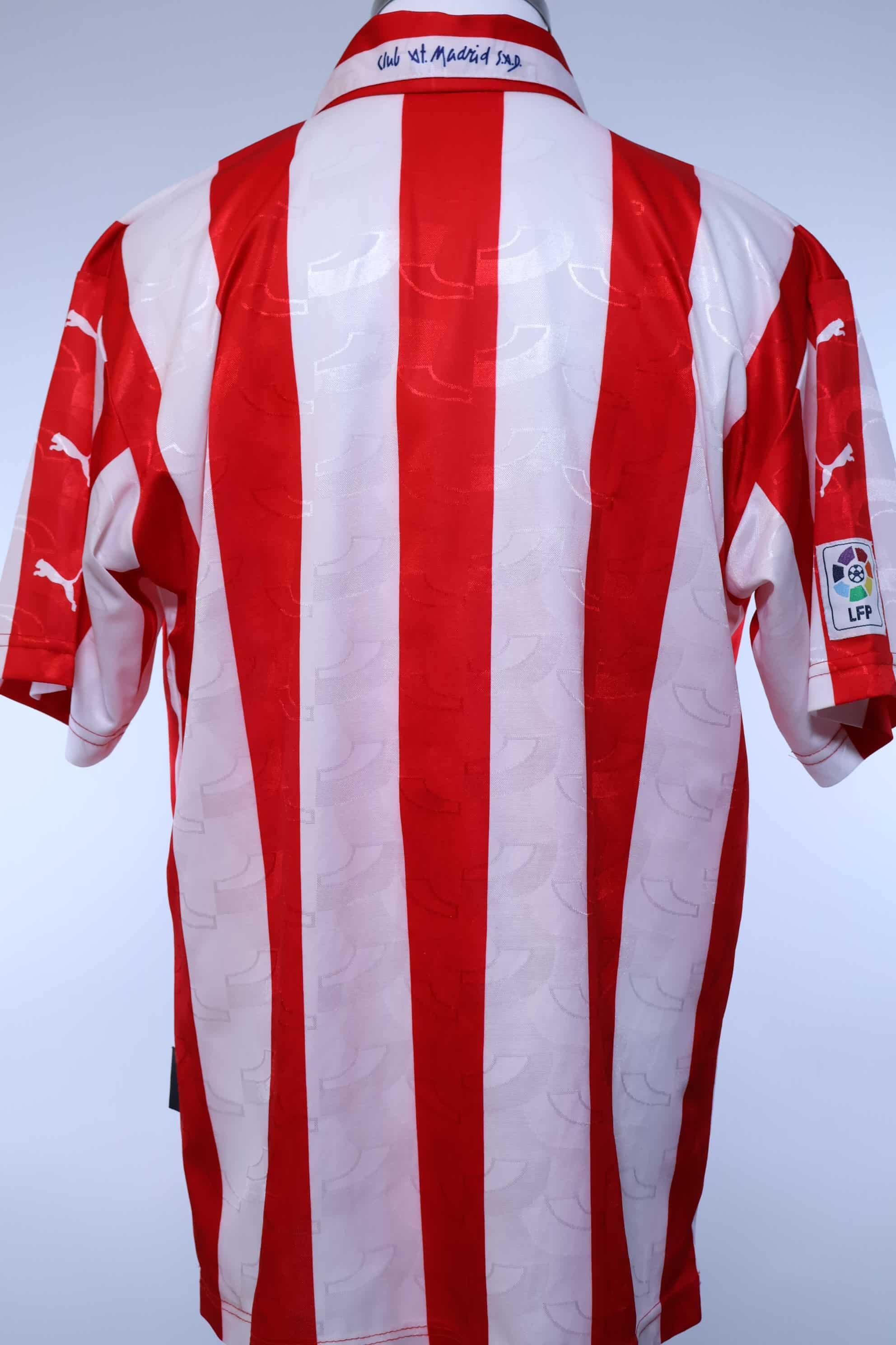 Atlético De Madrid 1997/98 Home Shirt - L- BACK