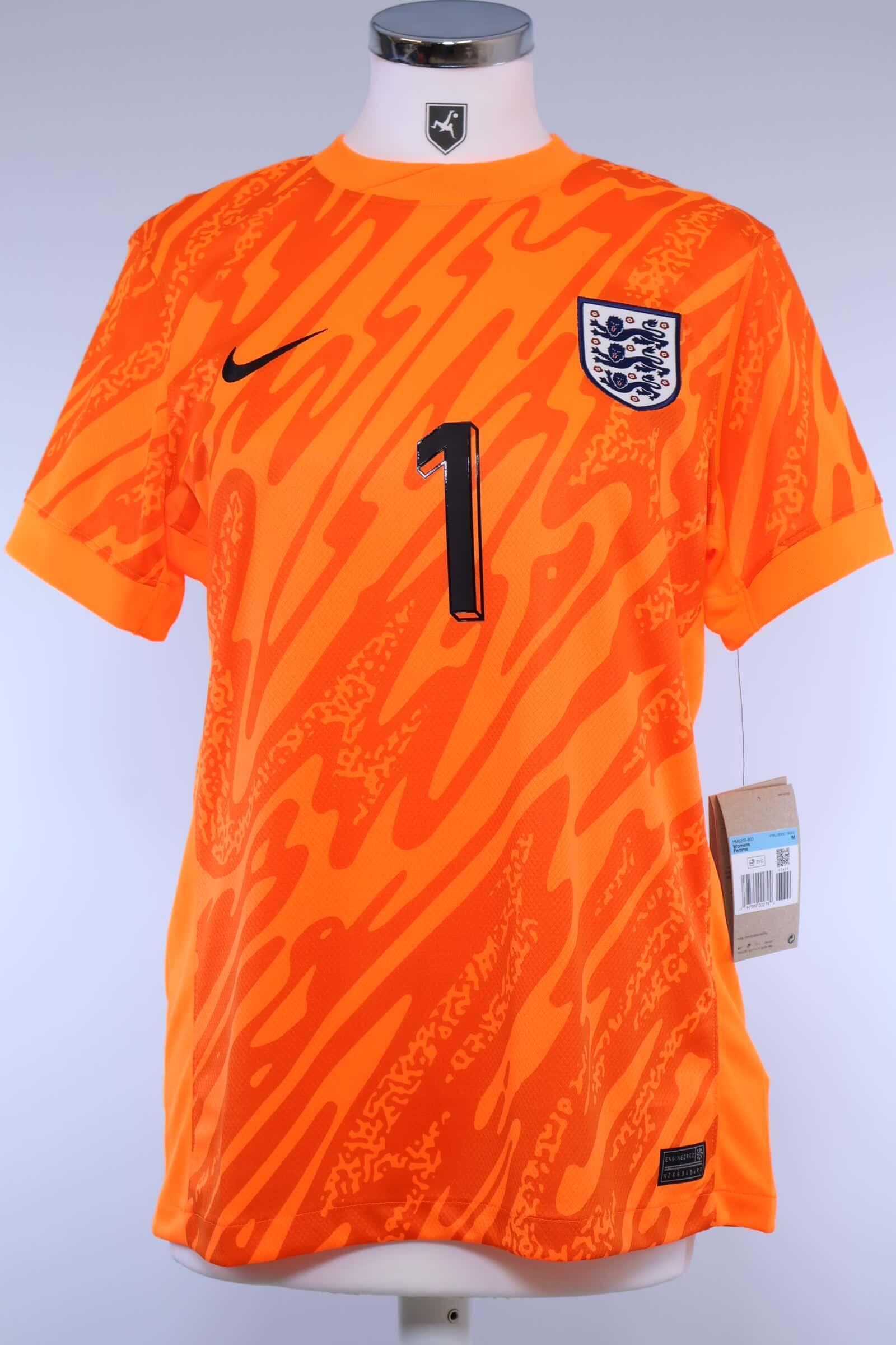England Lionesses 2024/25 Earps #1 Home Shirt - Goalkeeper - M (Womens) Authenic Original Football Shirt