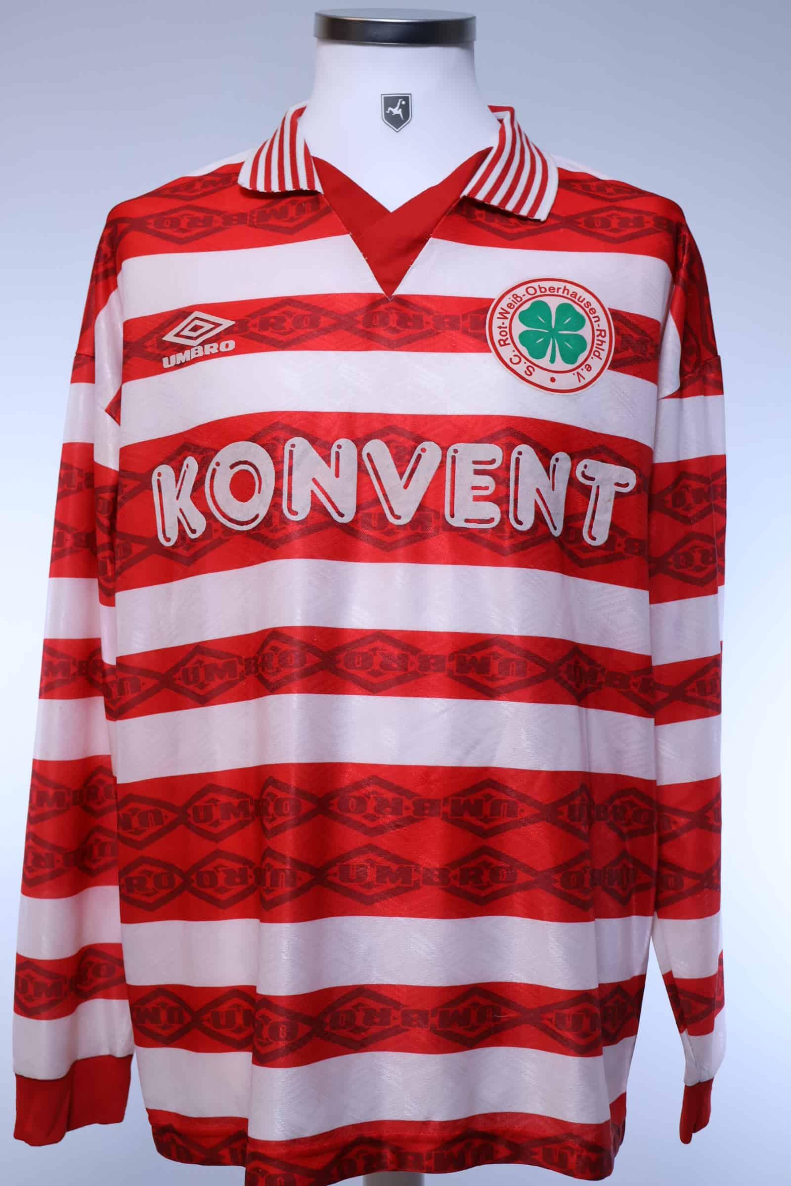 Rot Weiss Oberhausen Oberhausen #7 1995/97 Home Shirt - L- FRONT