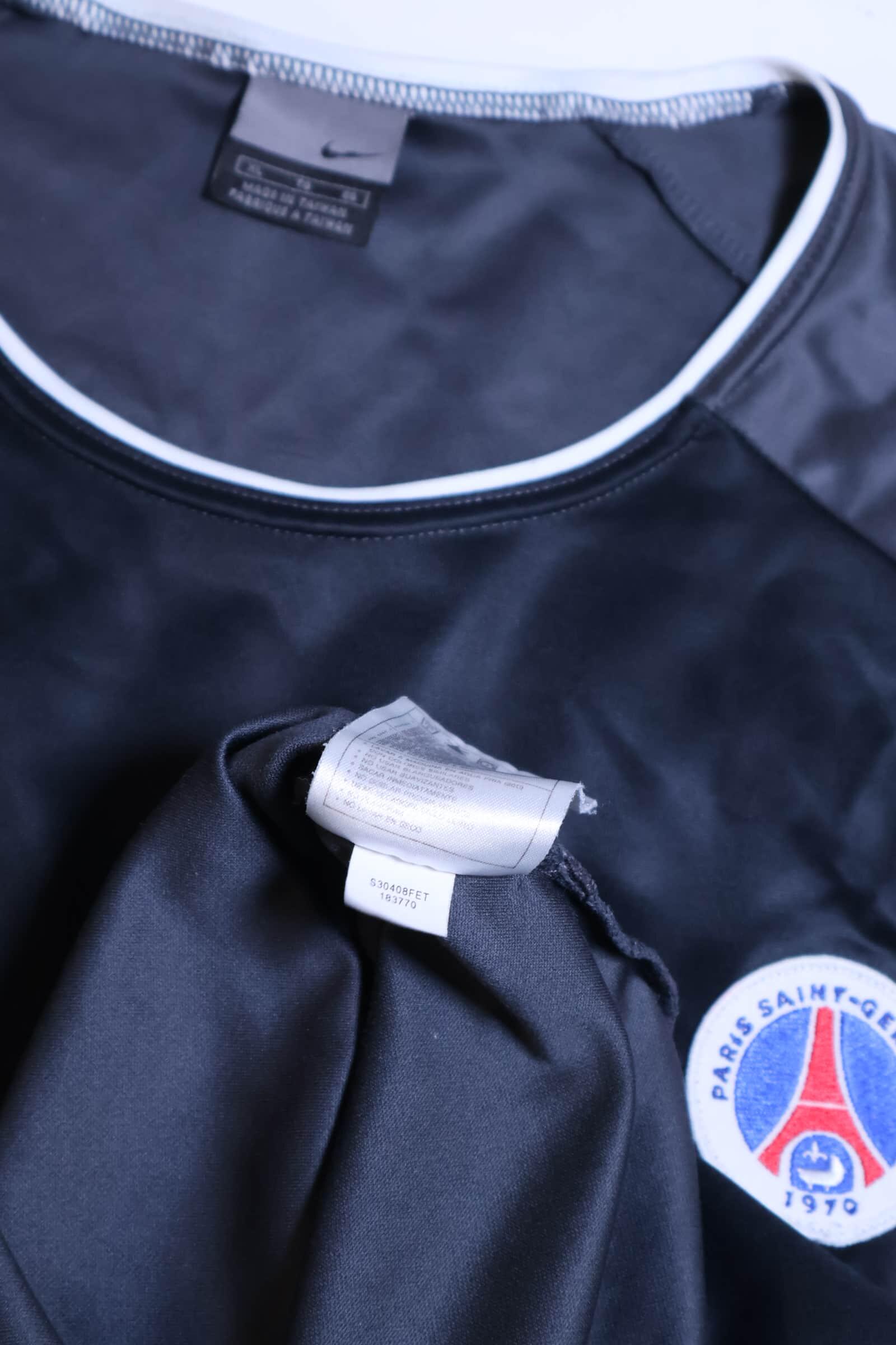 Paris Saint-Germain F.C Ronaldinho #21 2001/02 Third Shirt - Long Sleeve - L- TAGS
