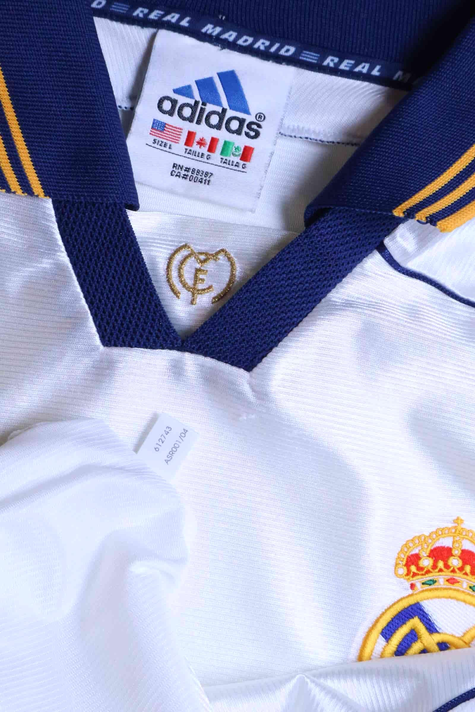 Real Madrid 1998/00 Home Shirt - L
