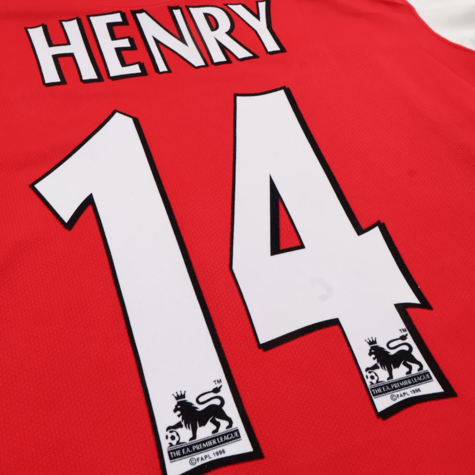 Arsenal Henry #14 2006/08 Home L/S Shirt - M- TAGS