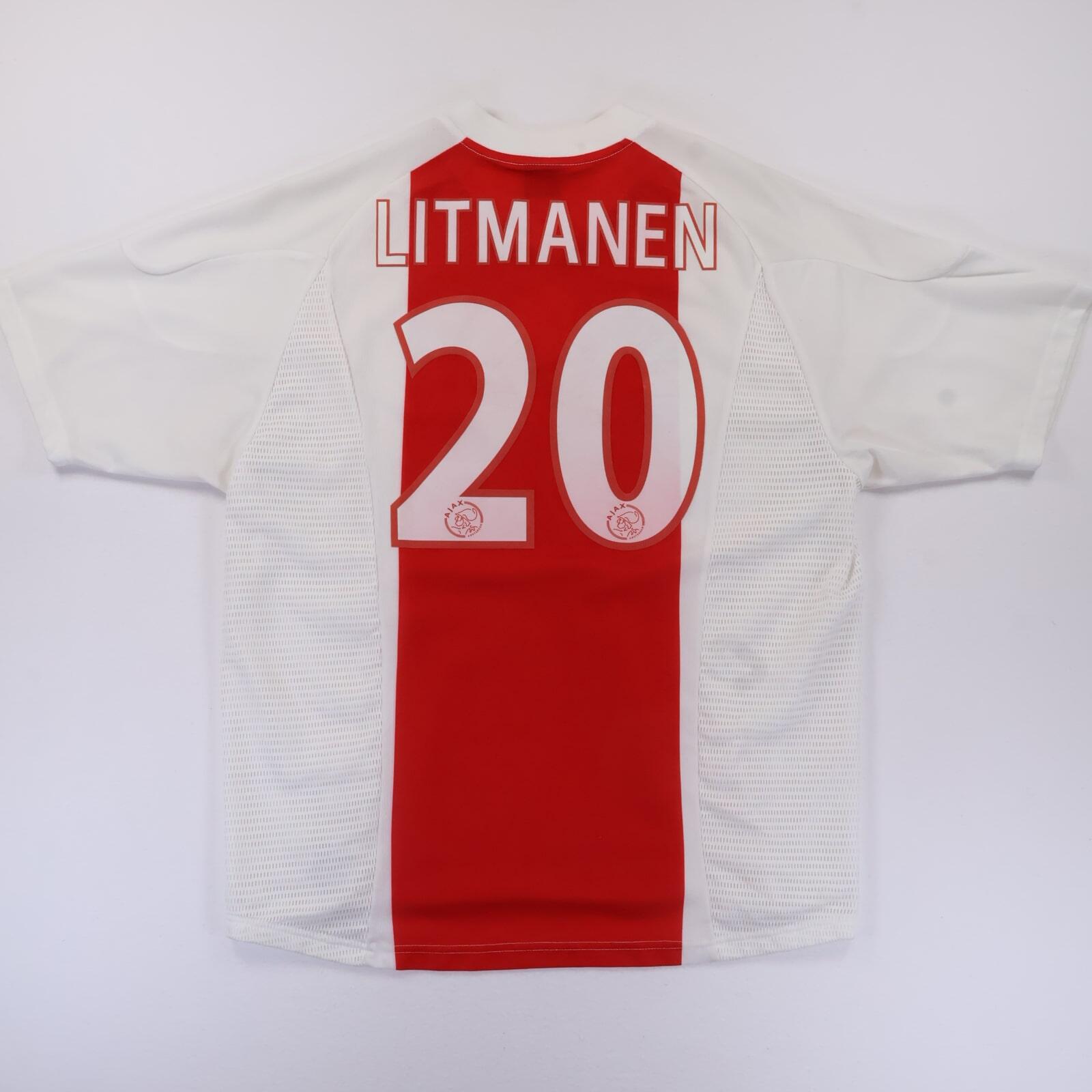 Ajax Litmanen #20 2002/03 Home Shirt - XL- BACK