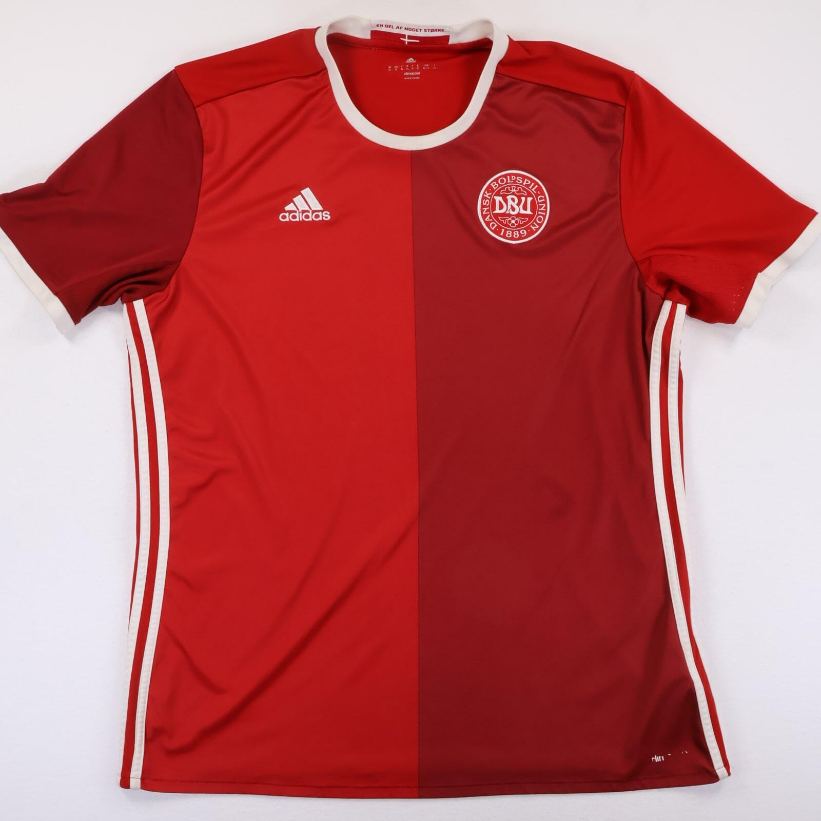 Denmark 2016/17 Home Shirt - XL- FRONT