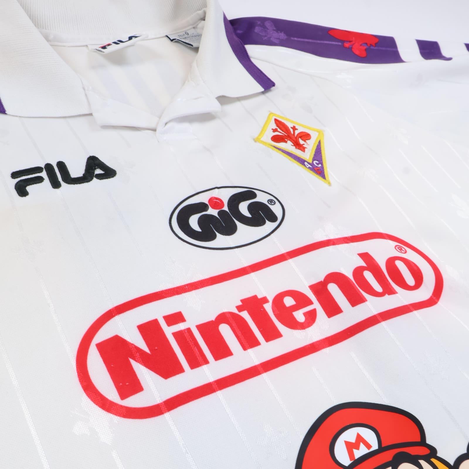 Fiorentina Edmundo #11 1997/98 Away Pro Shirt - XL