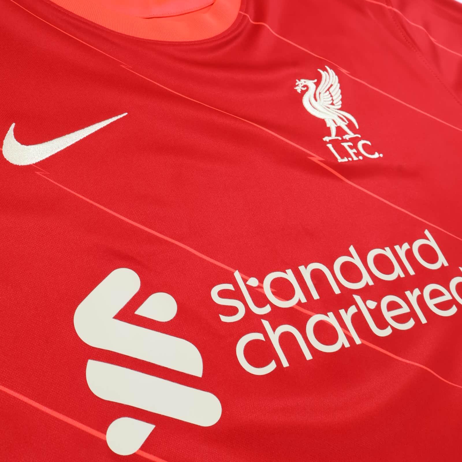 Liverpool F.C M. Salah #11 2021/22 Home Shirt - XL- BACK