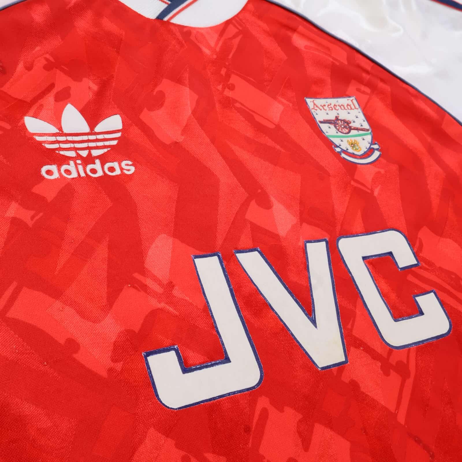 Arsenal 1990/92 Home Shirt - M- BACK