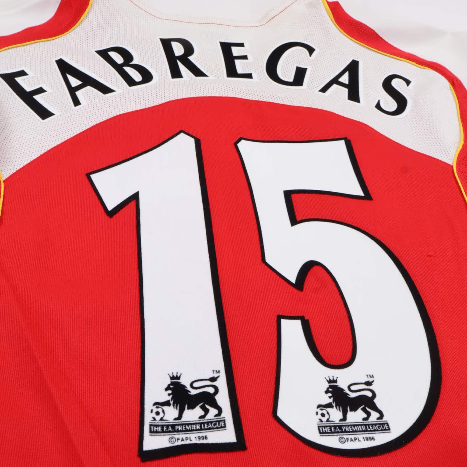 Arsenal Fabregas #15 2004/05 Home Shirt - L