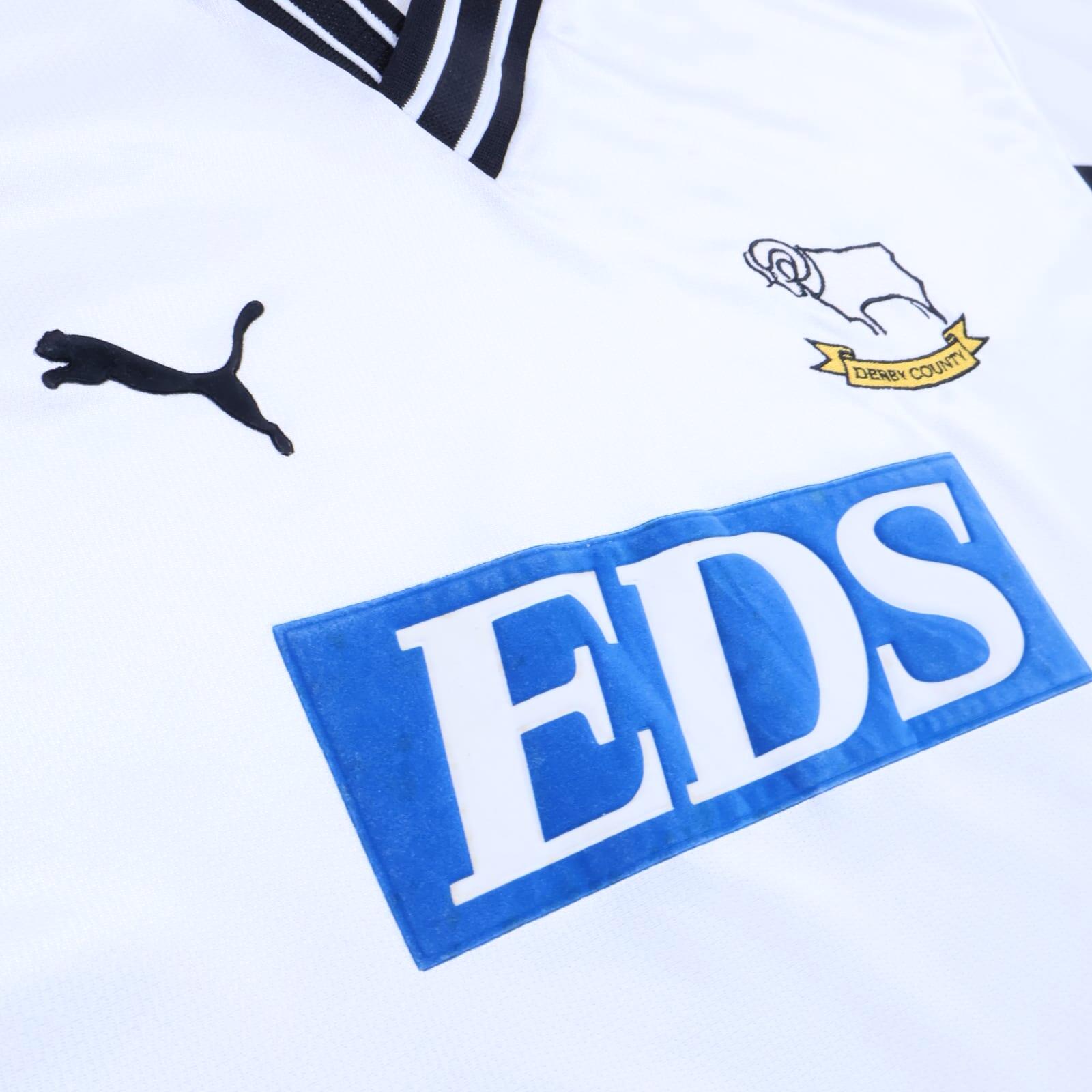 Derby County 1999/01 Home Shirt - M- BACK