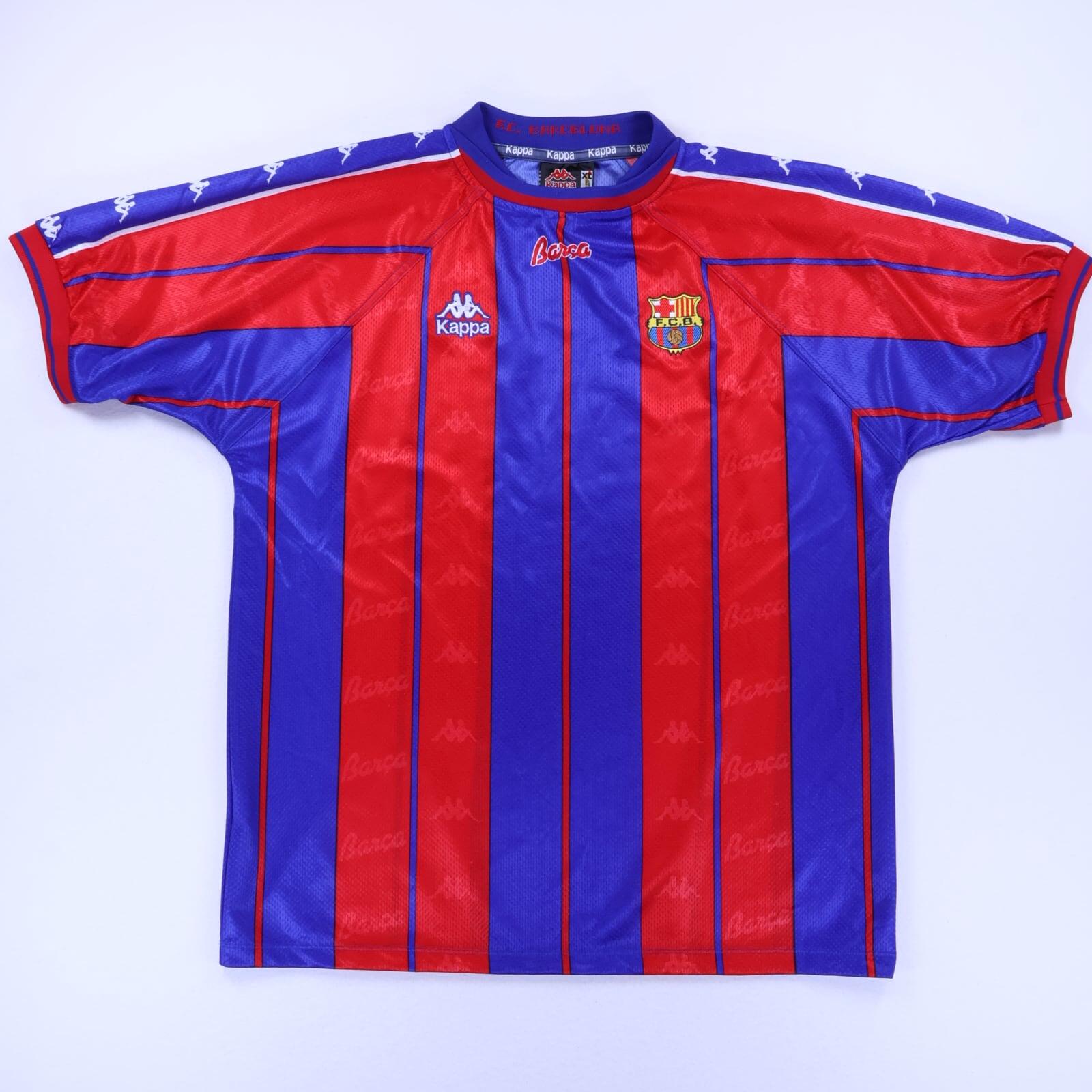 Barcelona 1997/98 Home Shirt - XL- FRONT