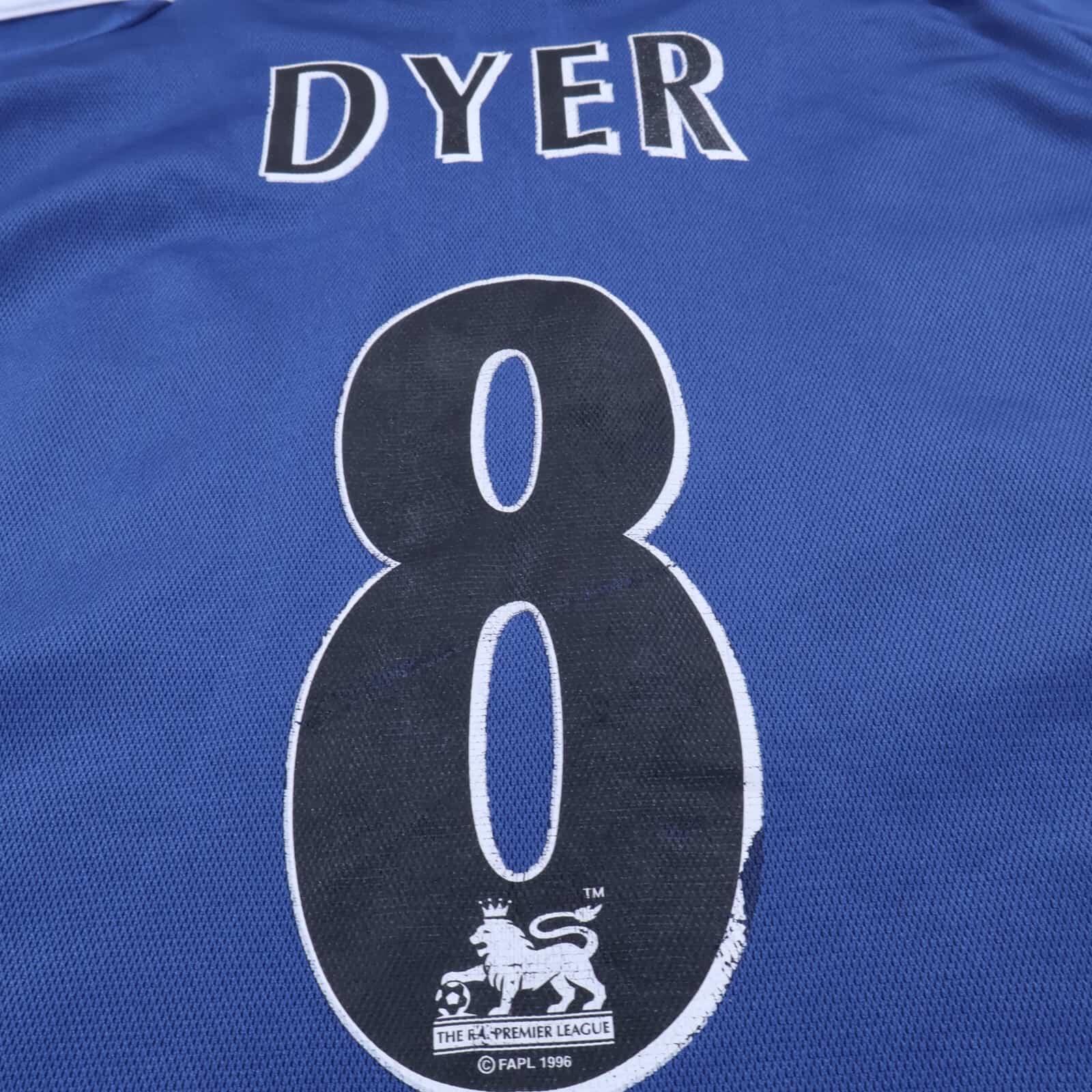 Newcastle United Dyer #8 2001/02 Away Shirt - L- TAGS