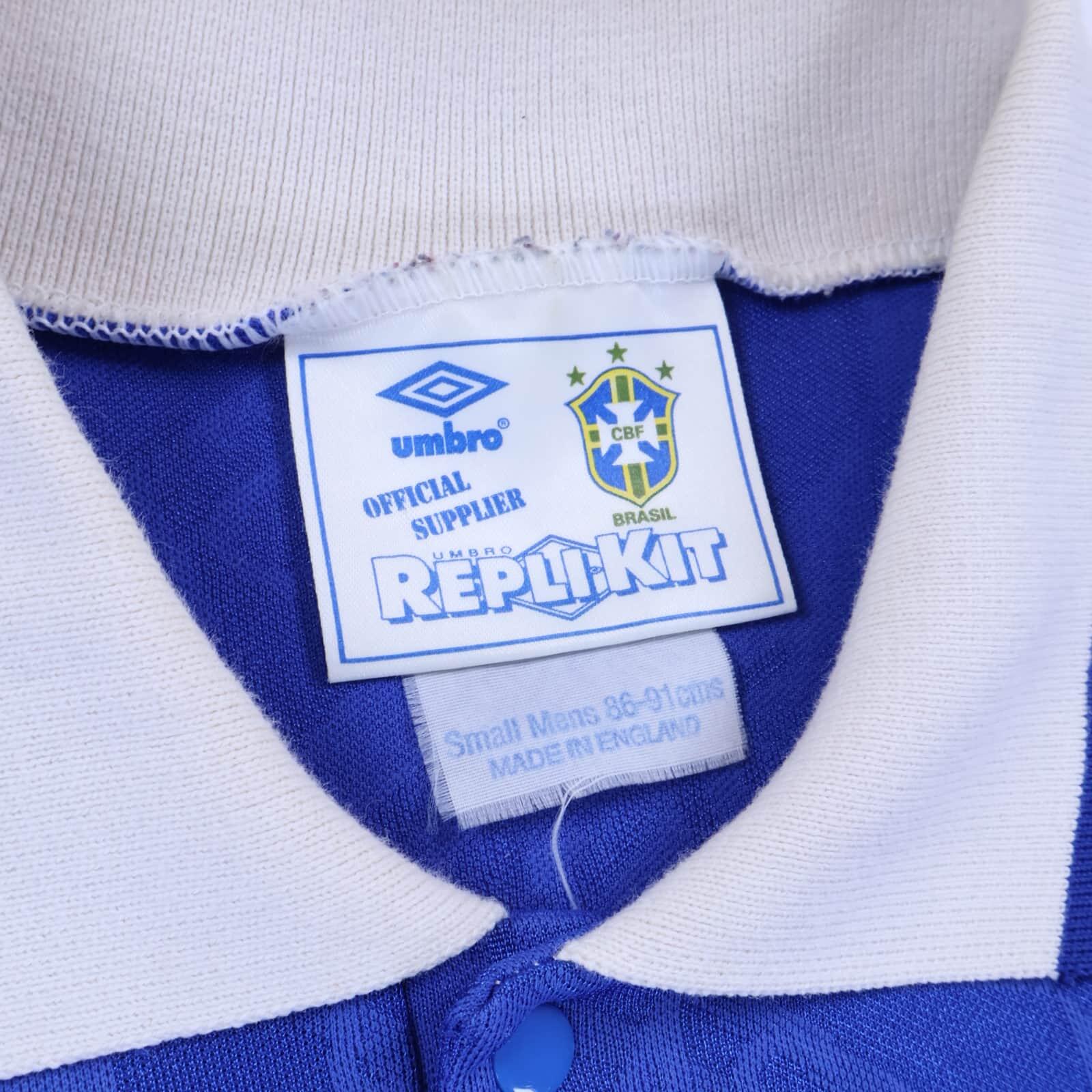 Brazil 1991/93 Away Shirt - S- BACK