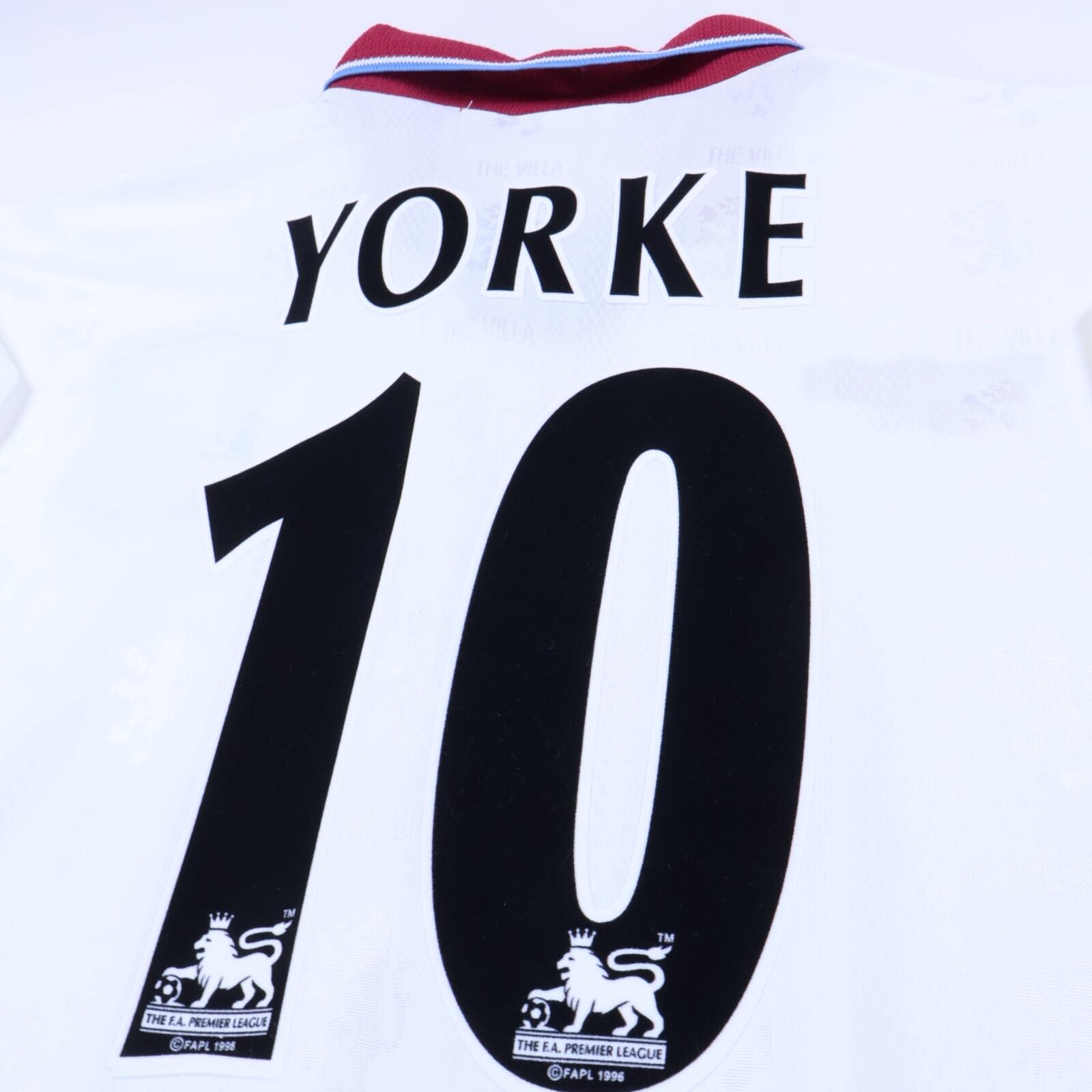 Aston Villa Yorke #10 1996/98 Away Shirt - XL- TAGS