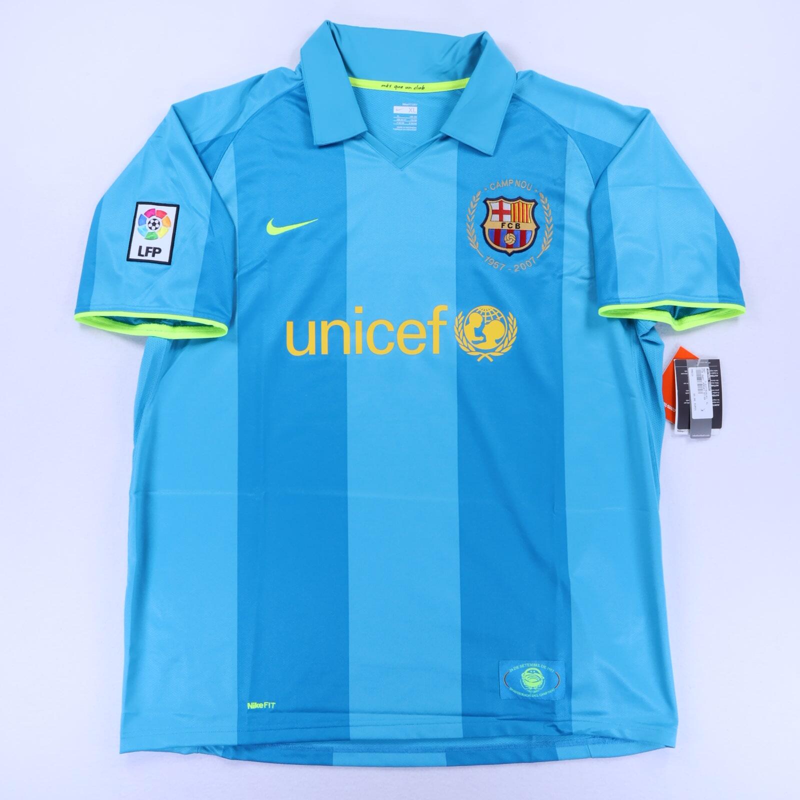 Barcelona 2007/08 Away Shirt - XL- FRONT