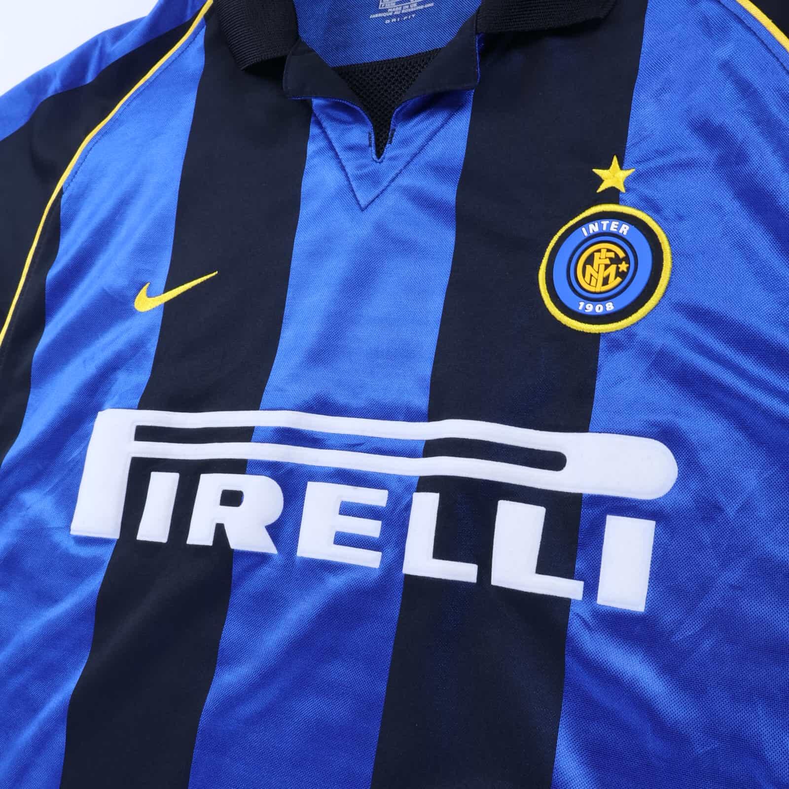 Inter Milan 2001/02 Home Shirt - L- BACK
