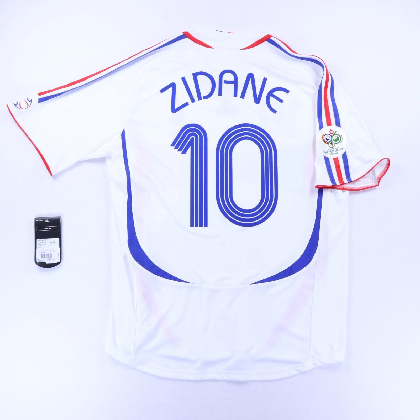 France Zidane #10 2006/ Away Shirt - XL- FRONT