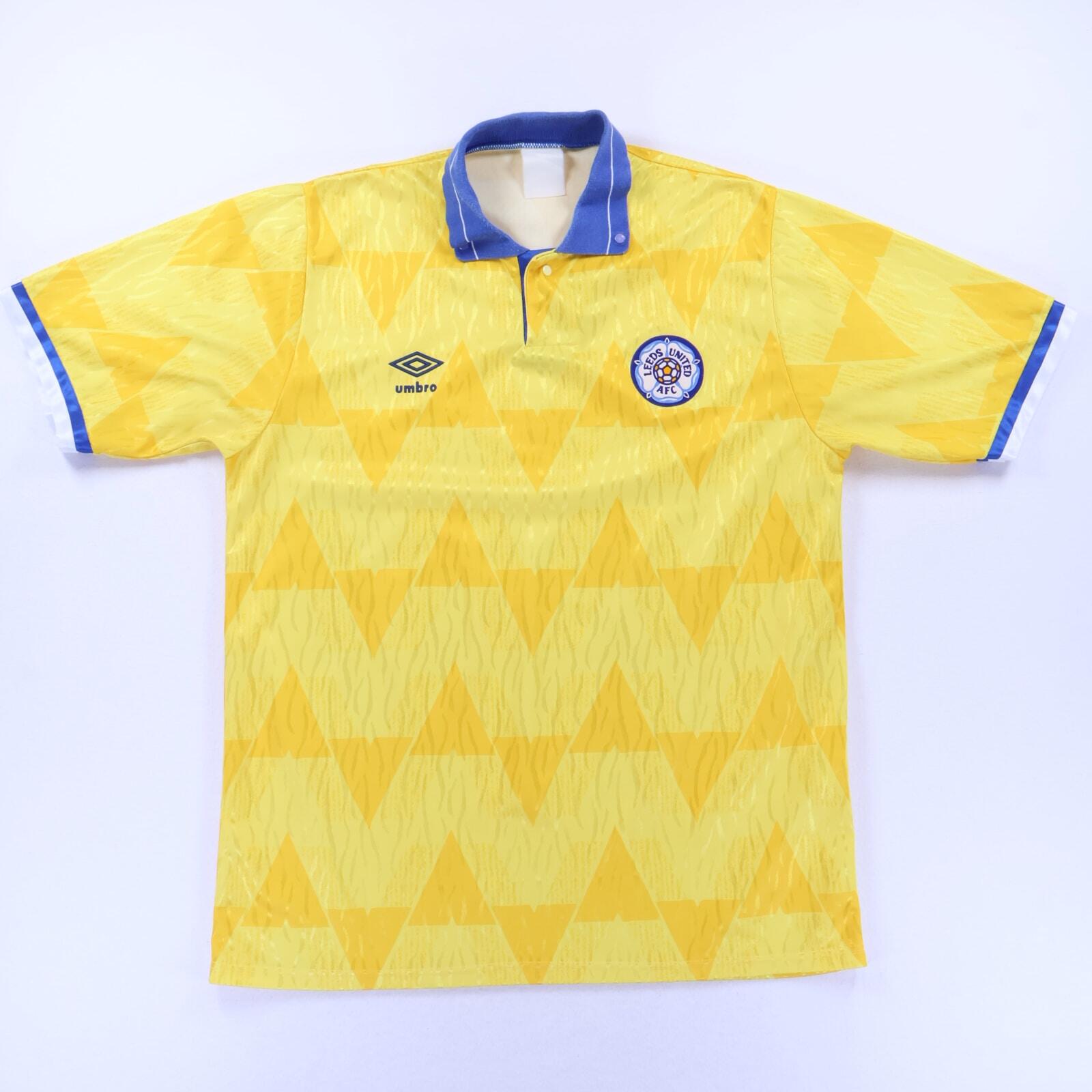 Leeds United 1989/91 Away Shirt - XL- FRONT