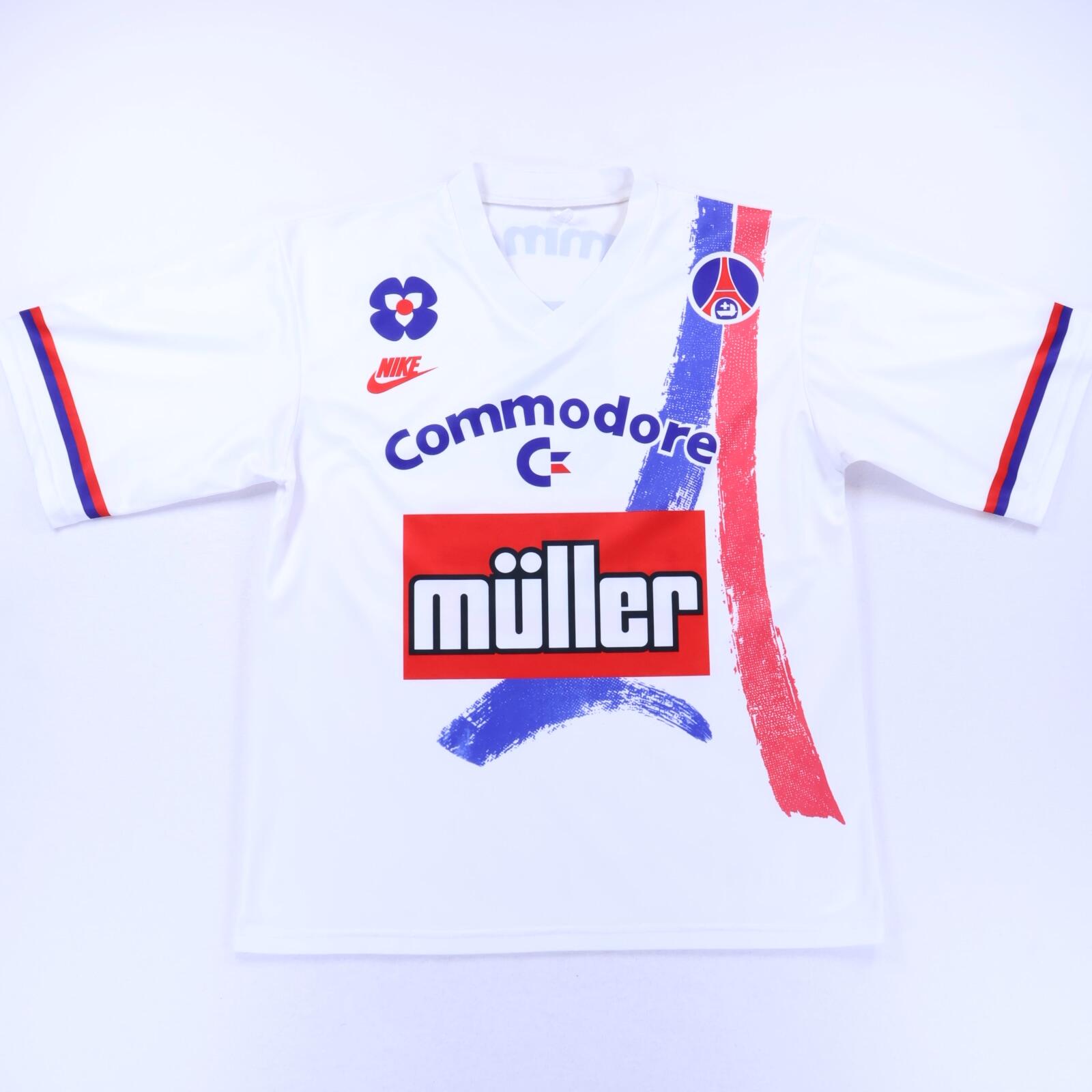 Paris Saint-Germain F.C #5 1991/92 Home Shirt - XL- FRONT