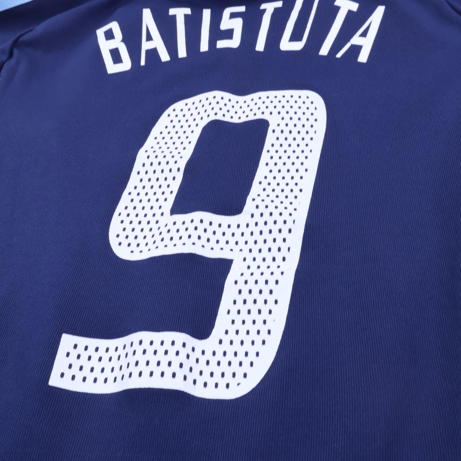 Argentina Batistuta #9 2002/04 Away Shirt - M- TAGS