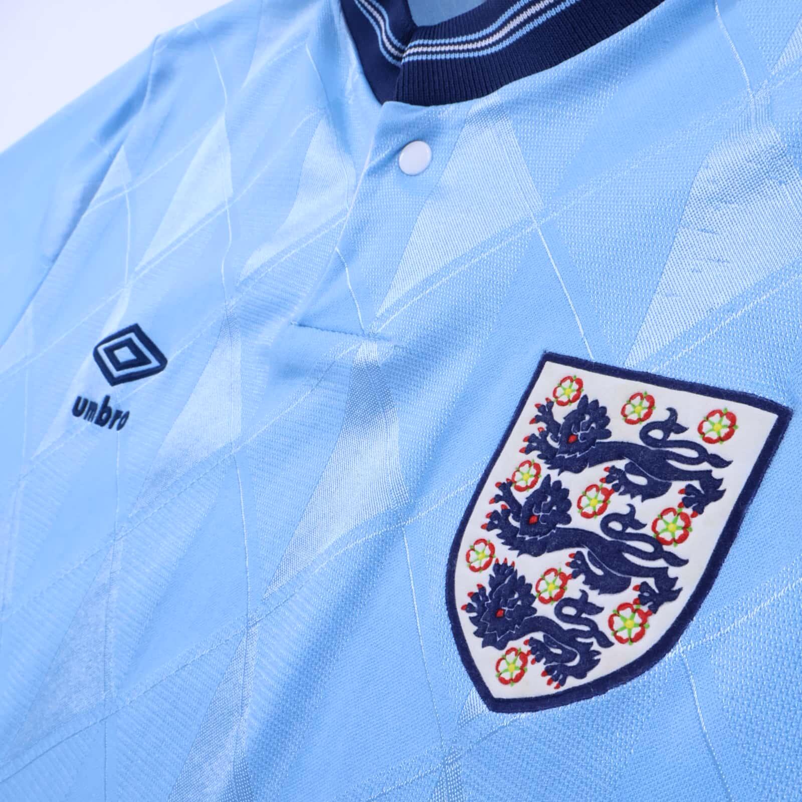 England 1987/90 Third Shirt - M- BACK