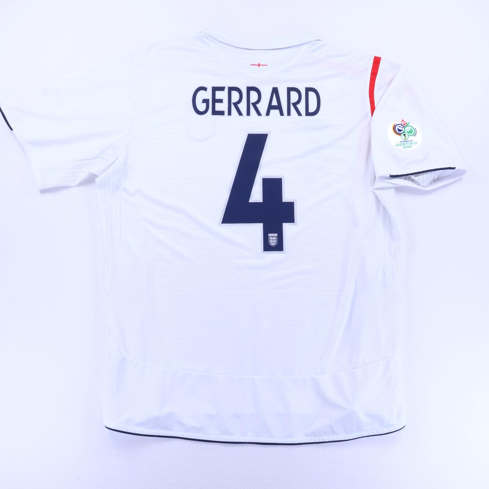 England Gerrard #4 2005/07 Home Shirt - 2XL- FRONT
