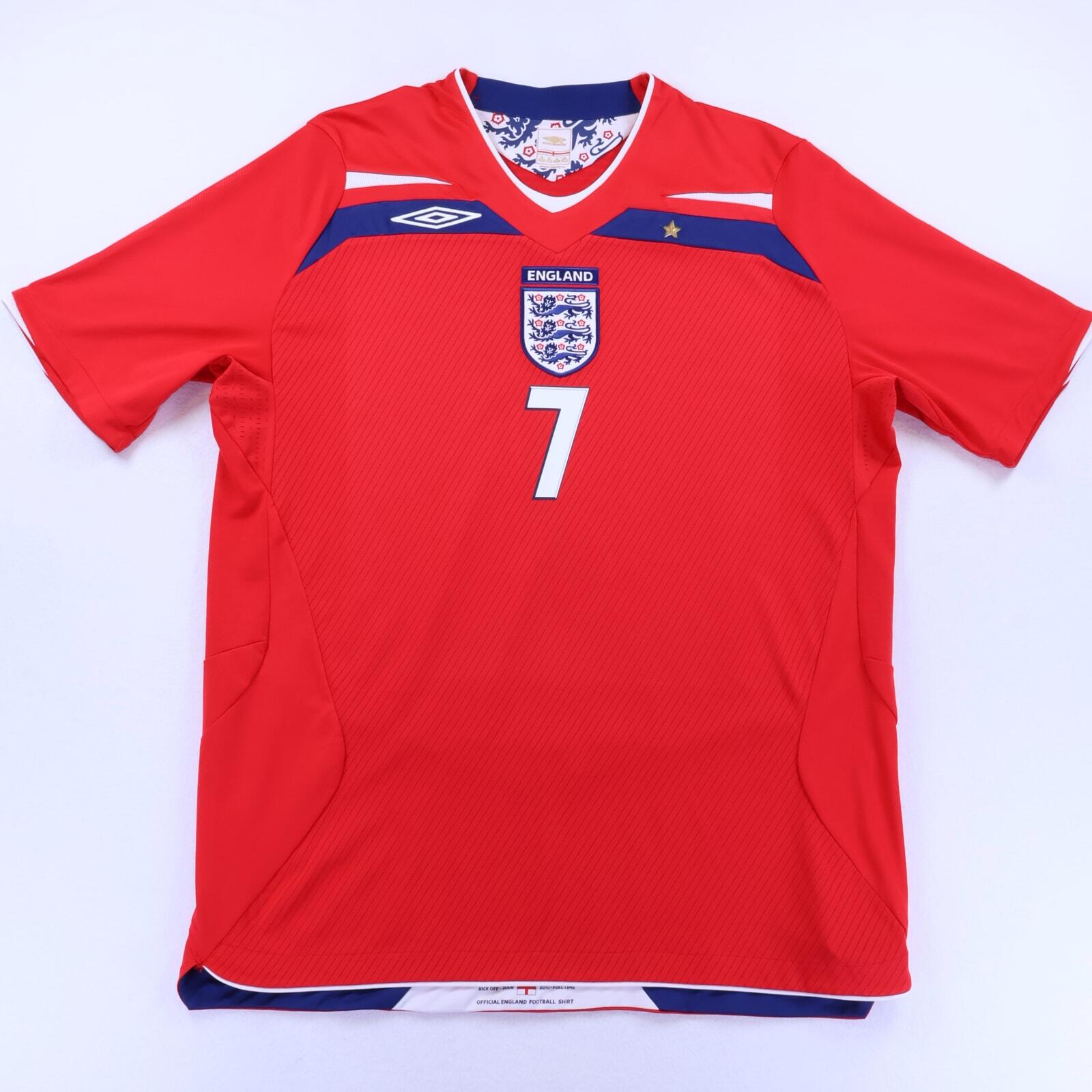 England Beckham #7 2008/10 Away Shirt - M- FRONT