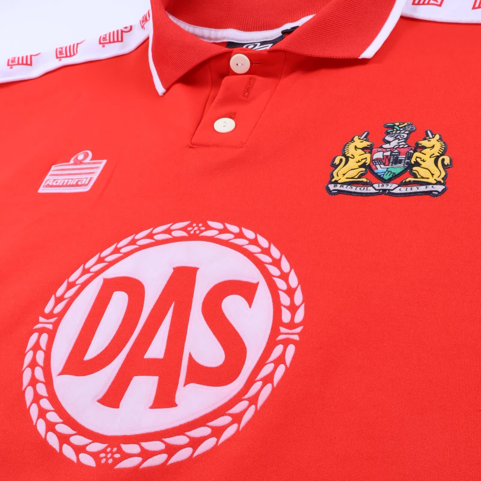 Bristol City F.C 2000/01 Home Shirt - L- BACK