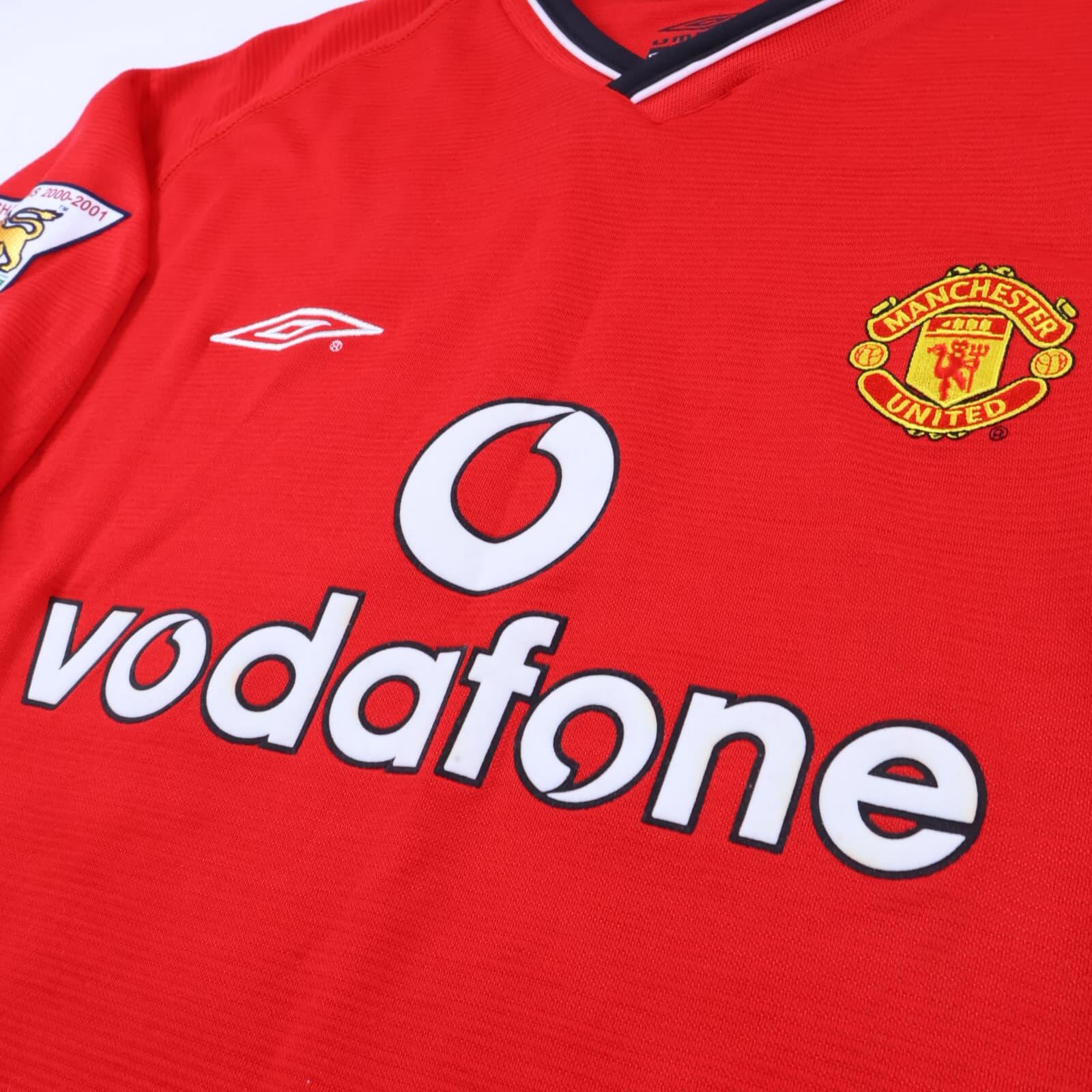 Manchester United Scholes #18 2000/02 Home Shirt - XL