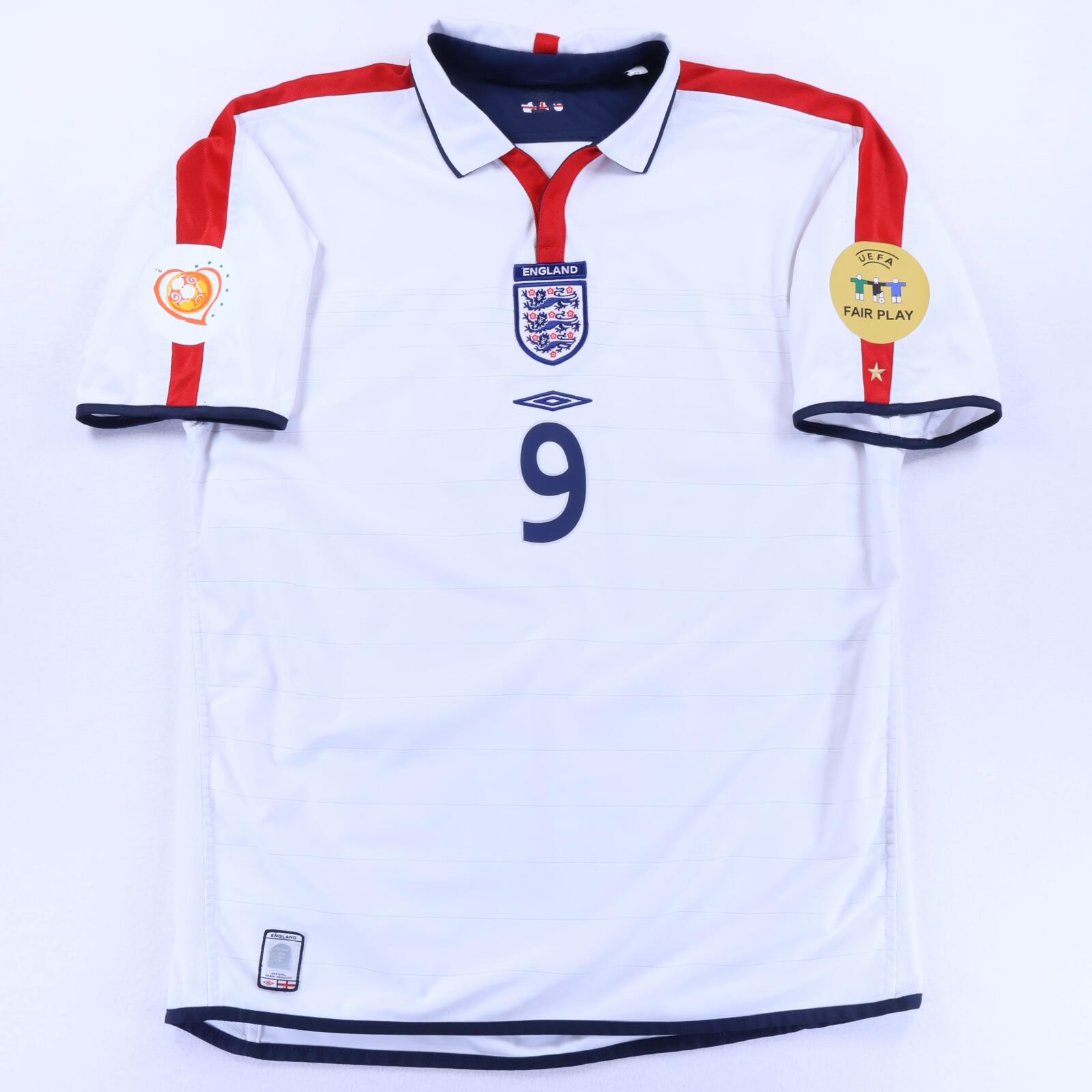 England Rooney #9 2003/05 Home Shirt - Reversible - XL- FRONT
