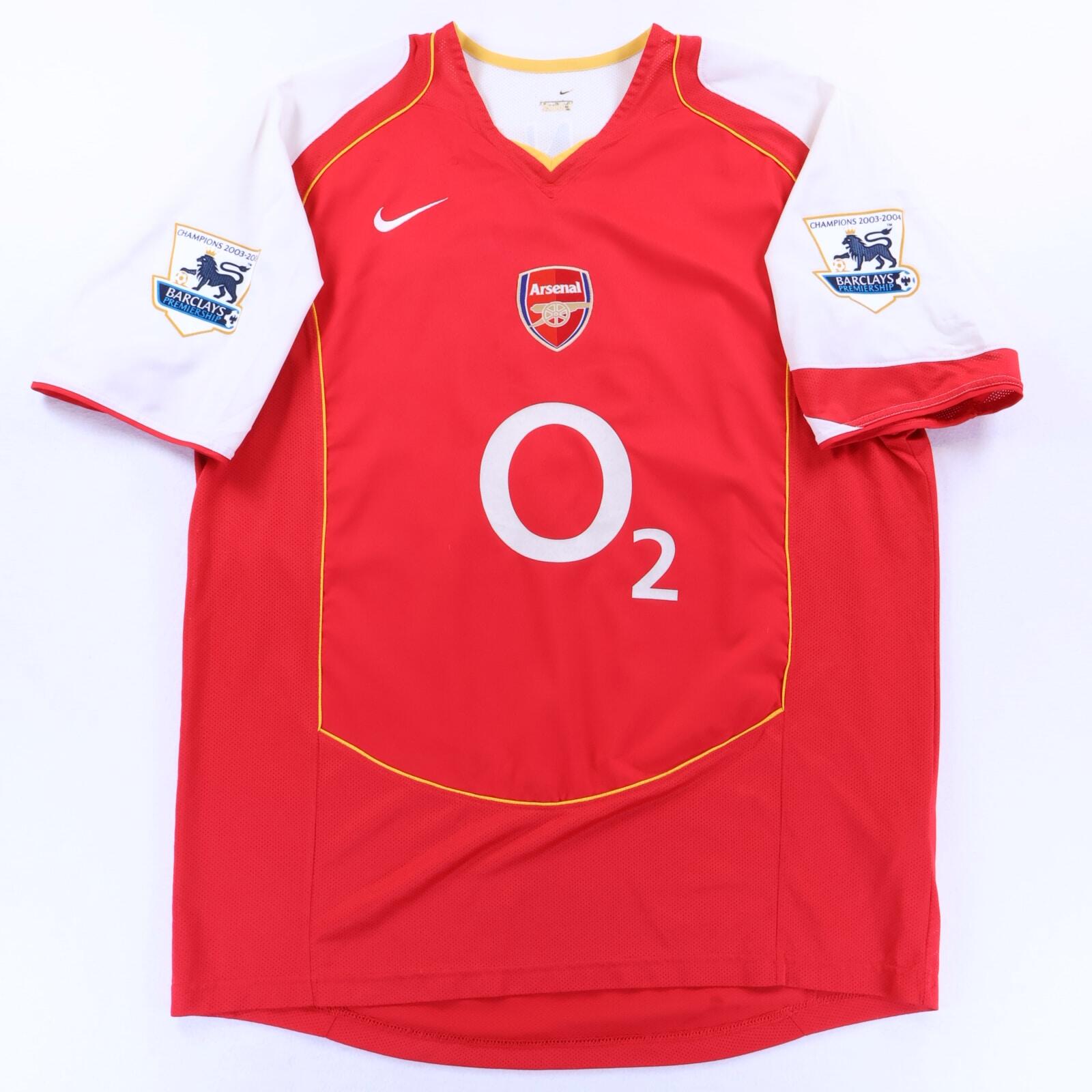 Arsenal Henry #14 2004/05 Home Full Kit - XL- BACK