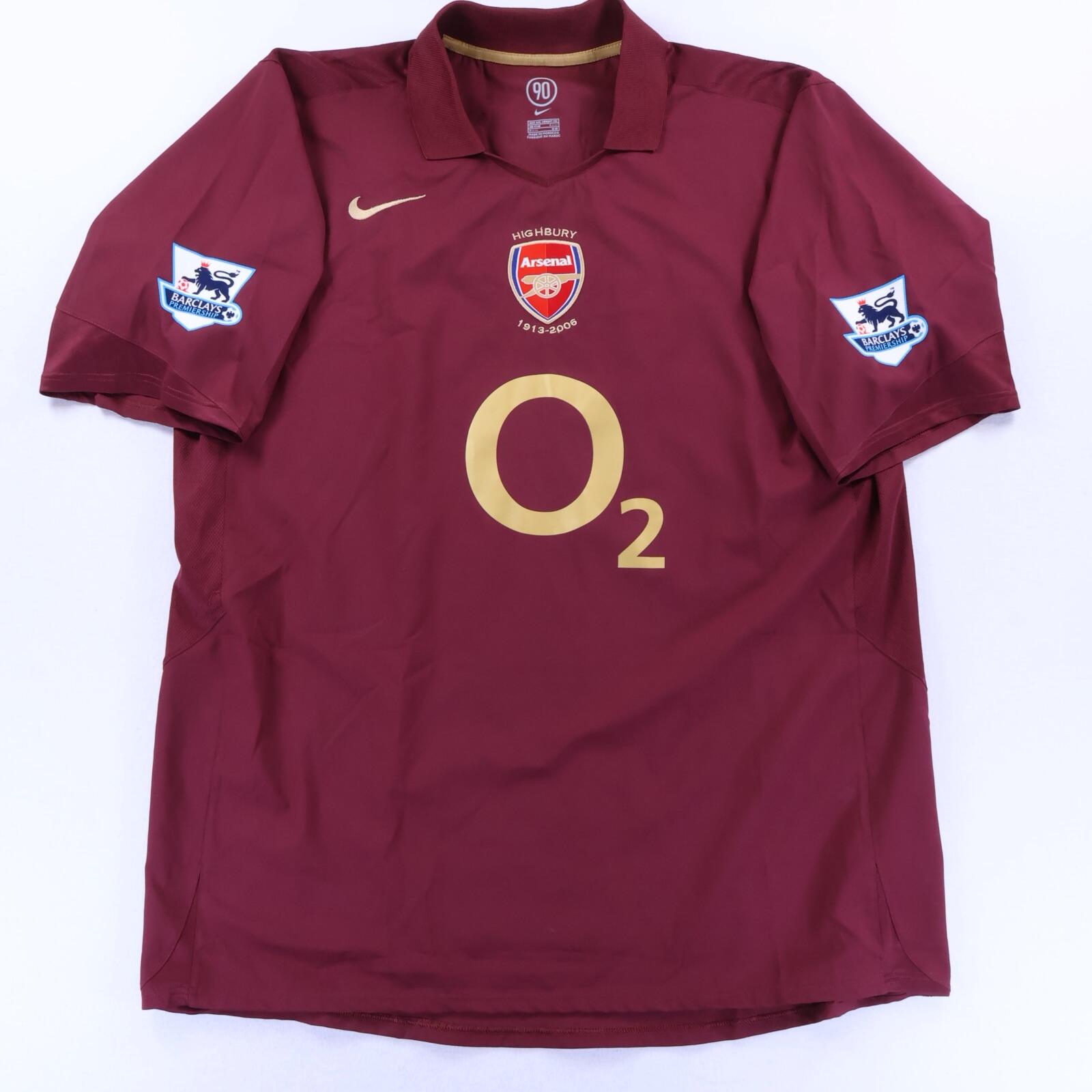 Arsenal Henry #14 2005/06 Home Shirt - XXL- BACK