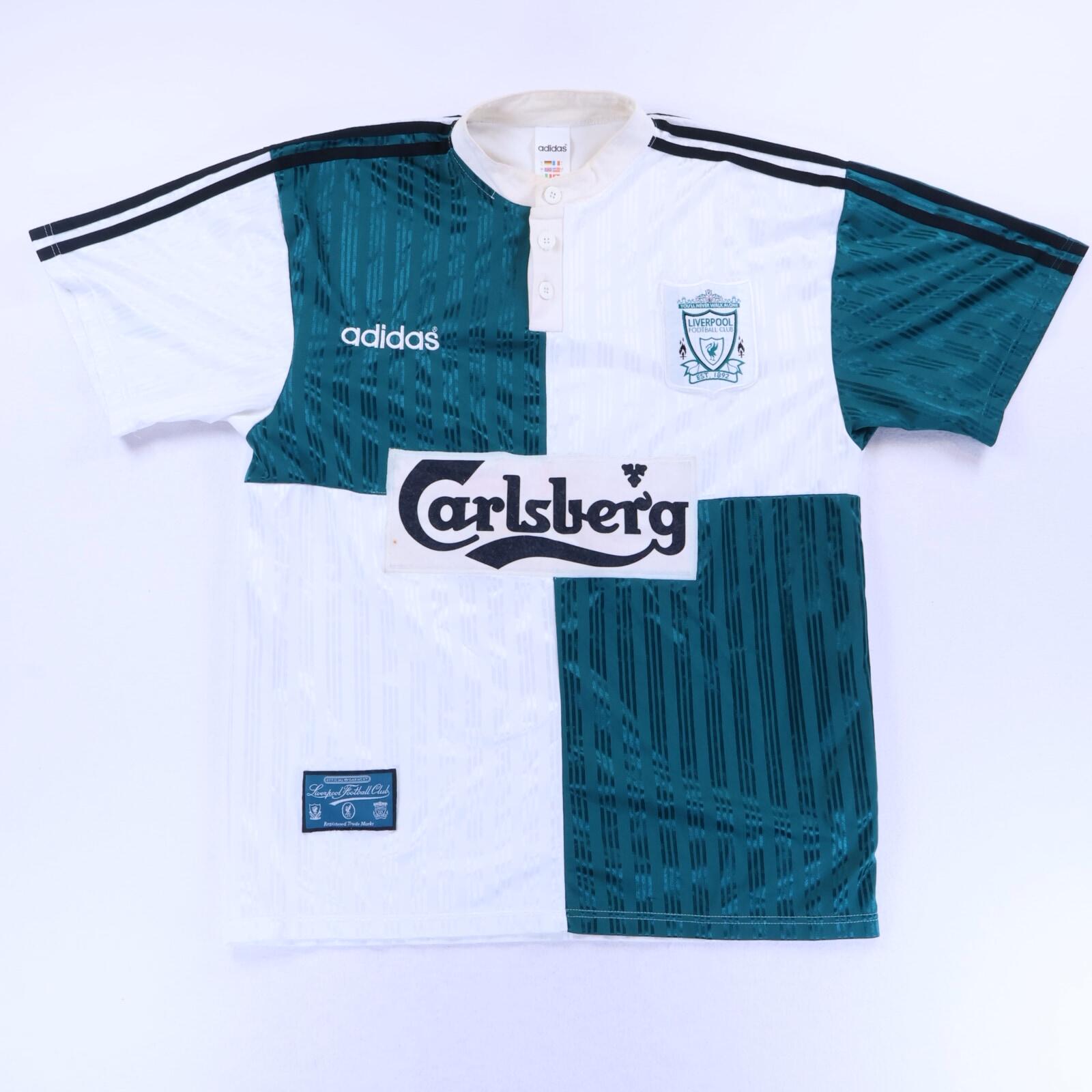 Liverpool F.C 1995/96 Away Shirt - L- FRONT