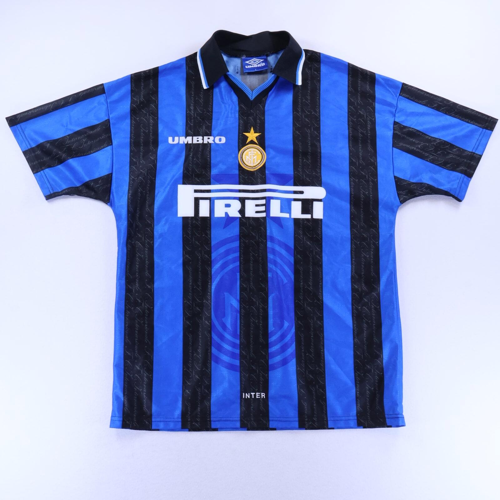 Inter Milan Ronaldo #10 1997/98 Home Shirt - L- BACK