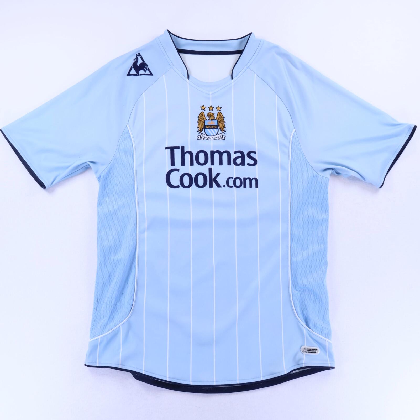 Manchester City 2007/08 Home Shirt - M- FRONT