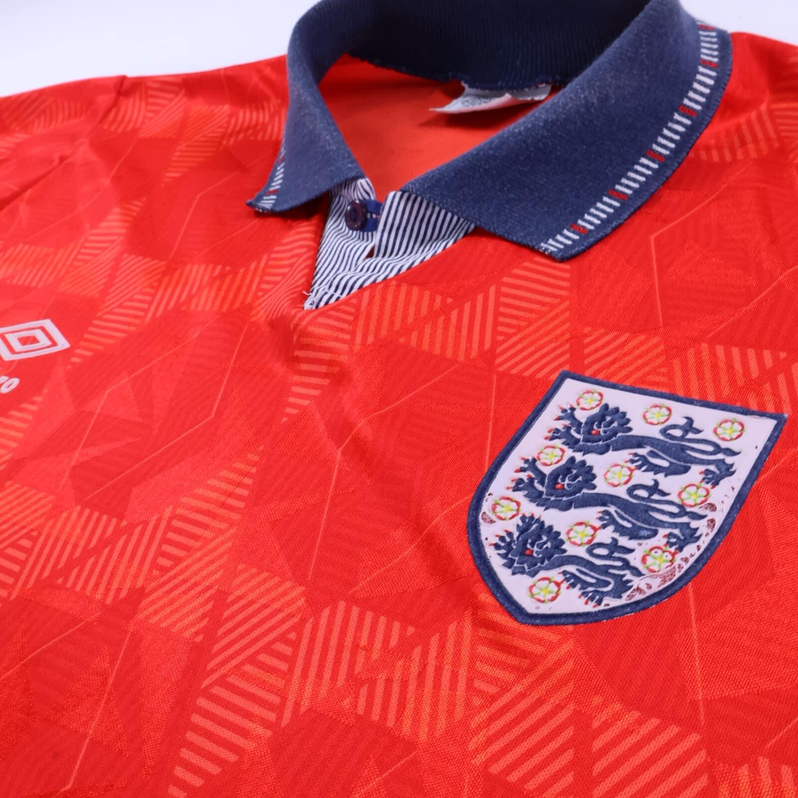 England 1990/92 Away Shirt - XL- BACK