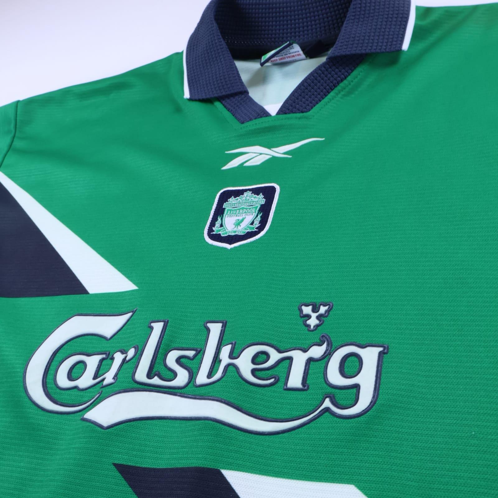 Liverpool F.C Fowler #9 1999/00 Away Shirt - L