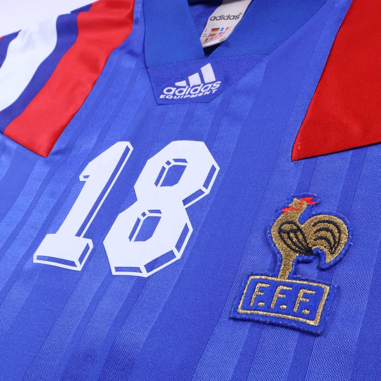France Cantona #18 1990/92 Home Shirt - M
