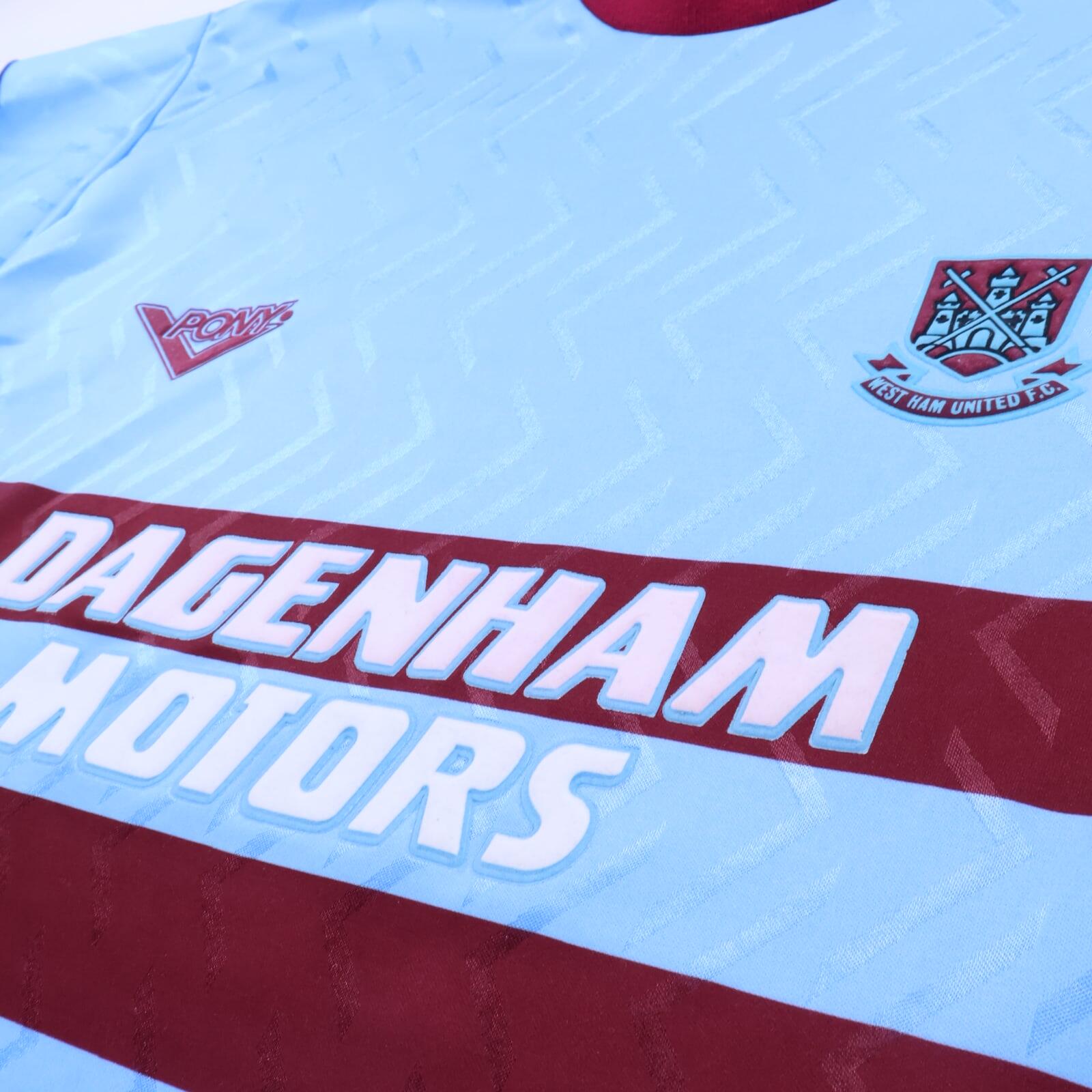 West Ham United 1993/95 Away Shirt - XL- BACK