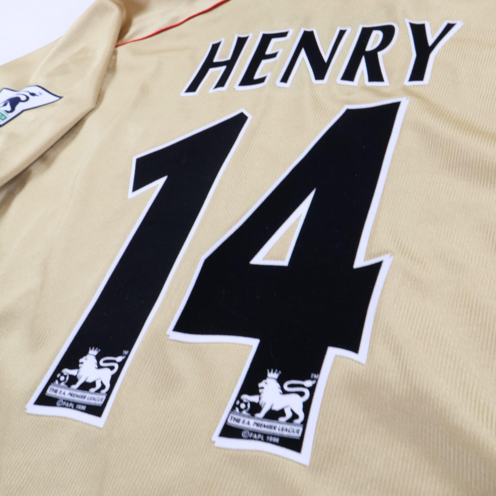 Arsenal Henry #14 2001/02 Away Shirt - L- TAGS