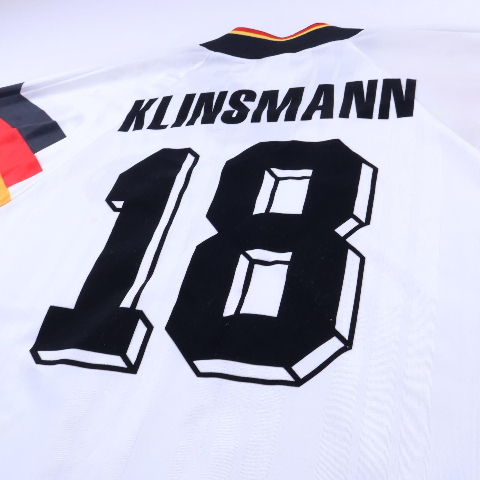 Germany Klinsmann #18 1992/94 Home Shirt - L- TAGS