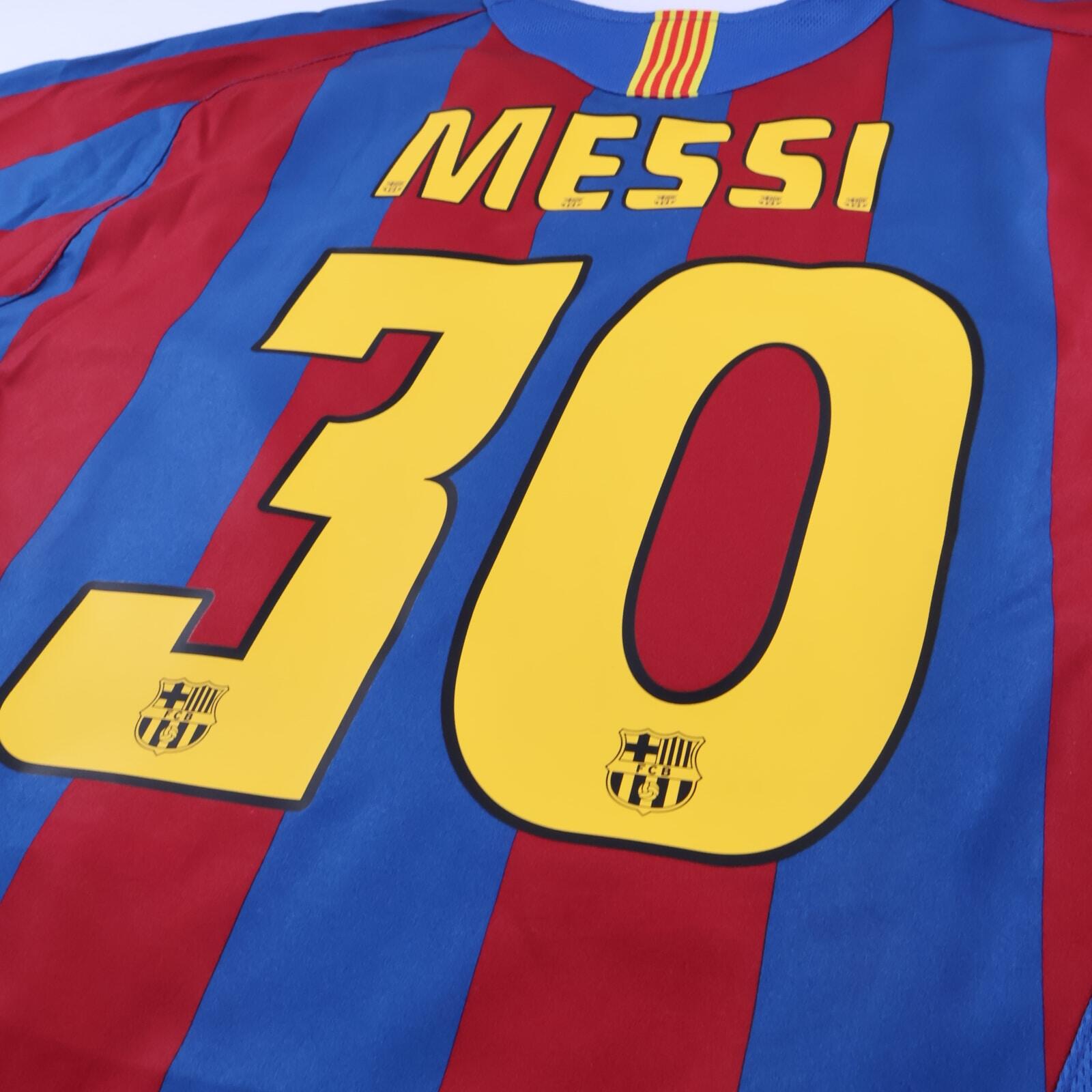 Barcelona Messi #30 2005/06 Home Shirt - M - TAGS