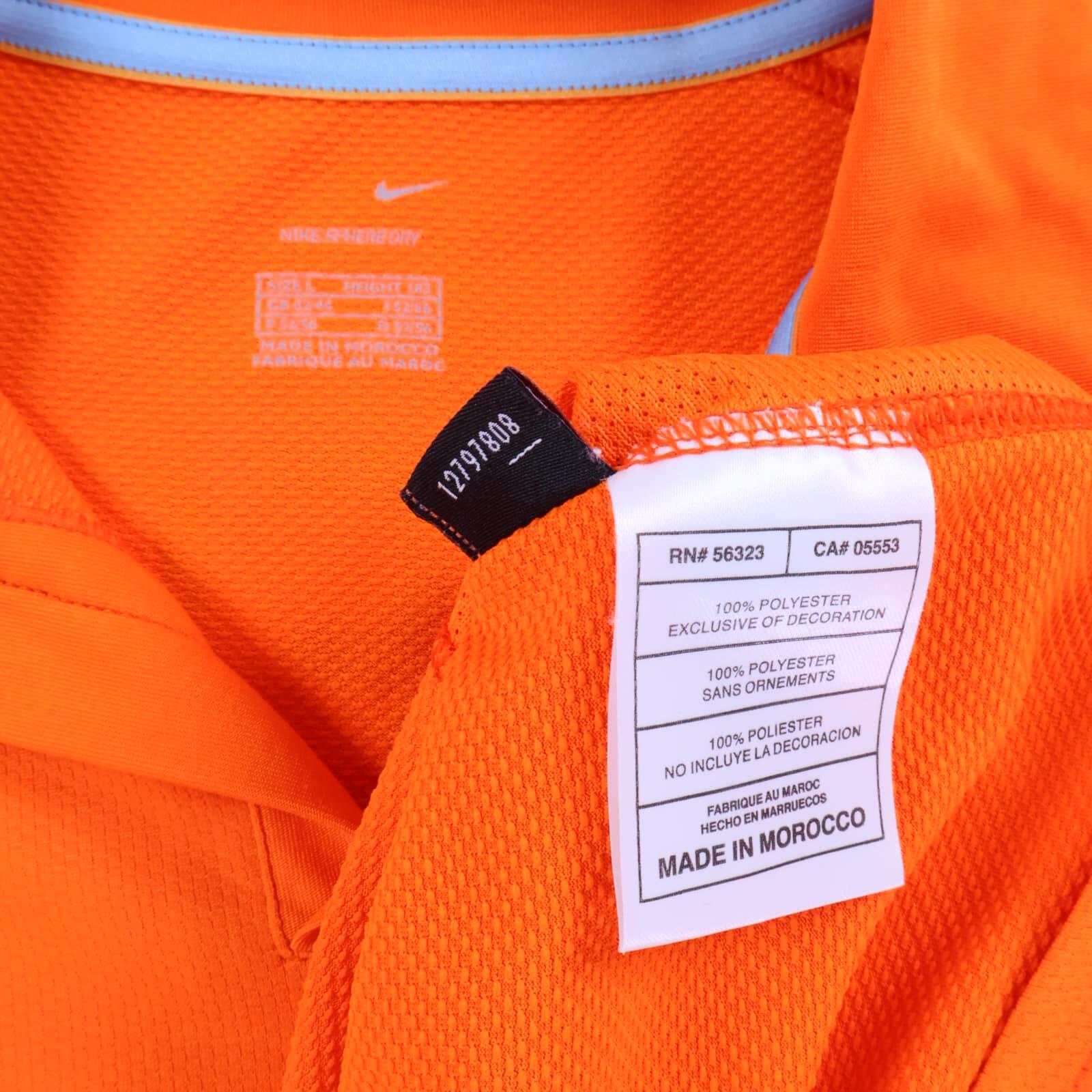 Netherlands V.Nistelrooy #9 2006/08 Home Shirt - L- TAGS