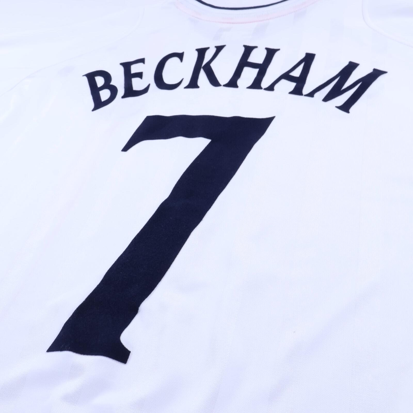 England Beckham #7 2001/03 Home Shirt - XL