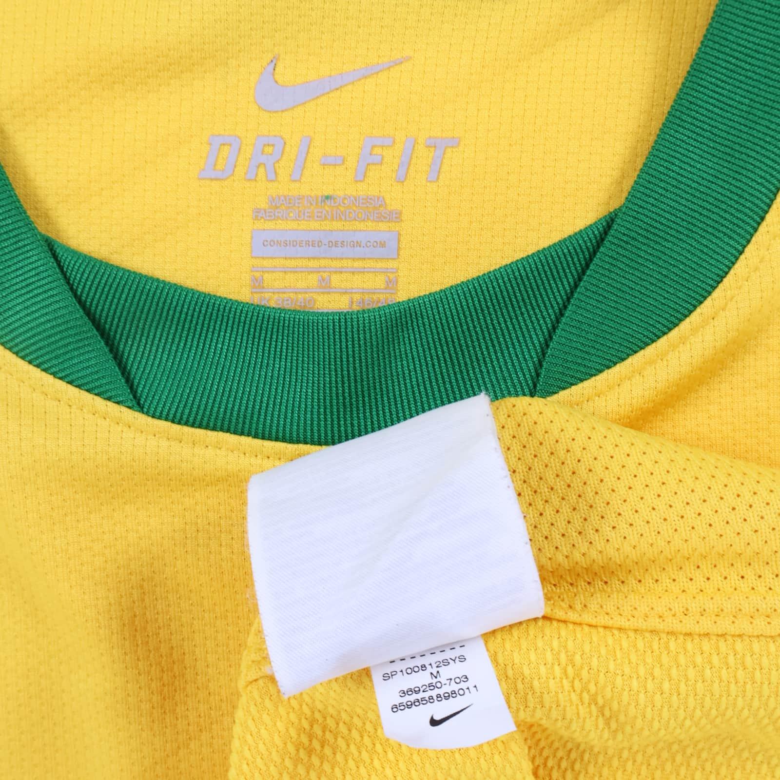 Brazil Robinho #11 2010/11 Home Shirt - M