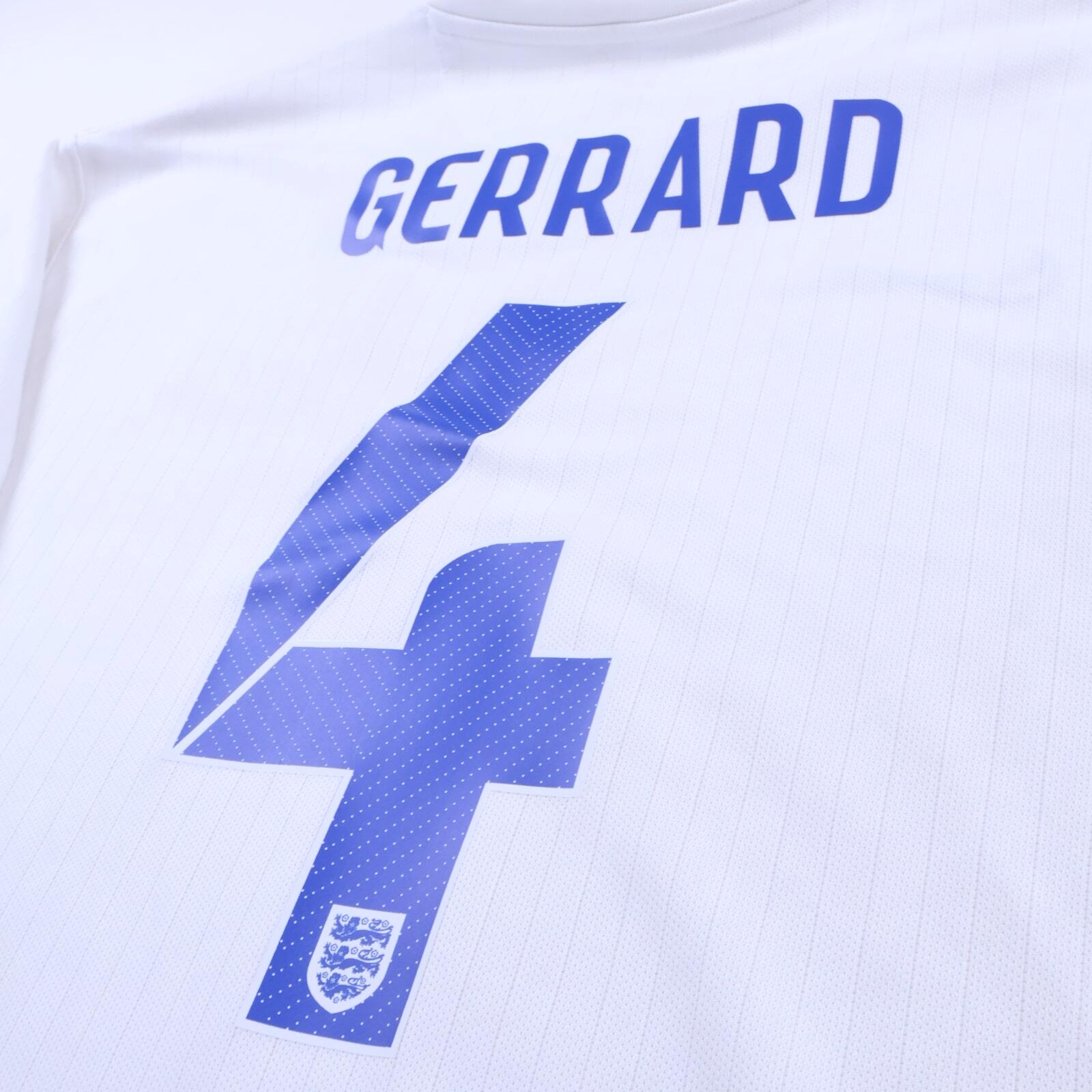 England Gerrard #4 2014/15 Home Shirt - XXL- TAGS