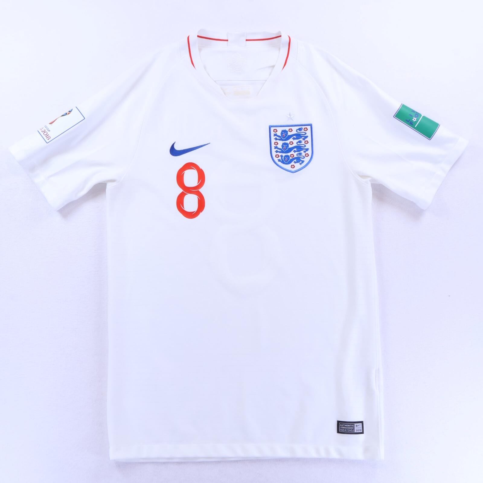 England Henderson #8 2018/19 Home Shirt - S- BACK