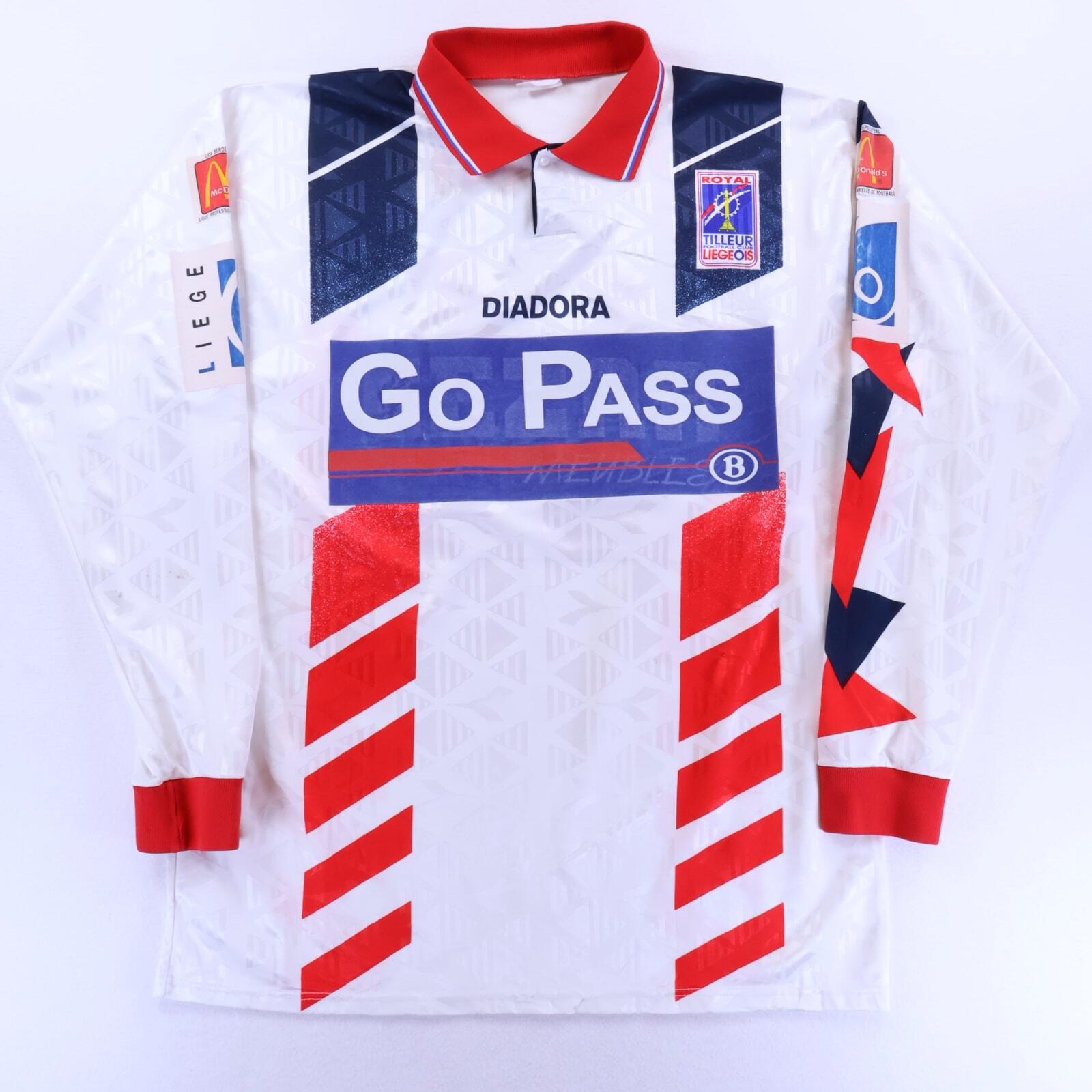 Royal Tilleur Fc Liegeois #11 1995/97 Home Shirt - Long Sleeve - XL- FRONT